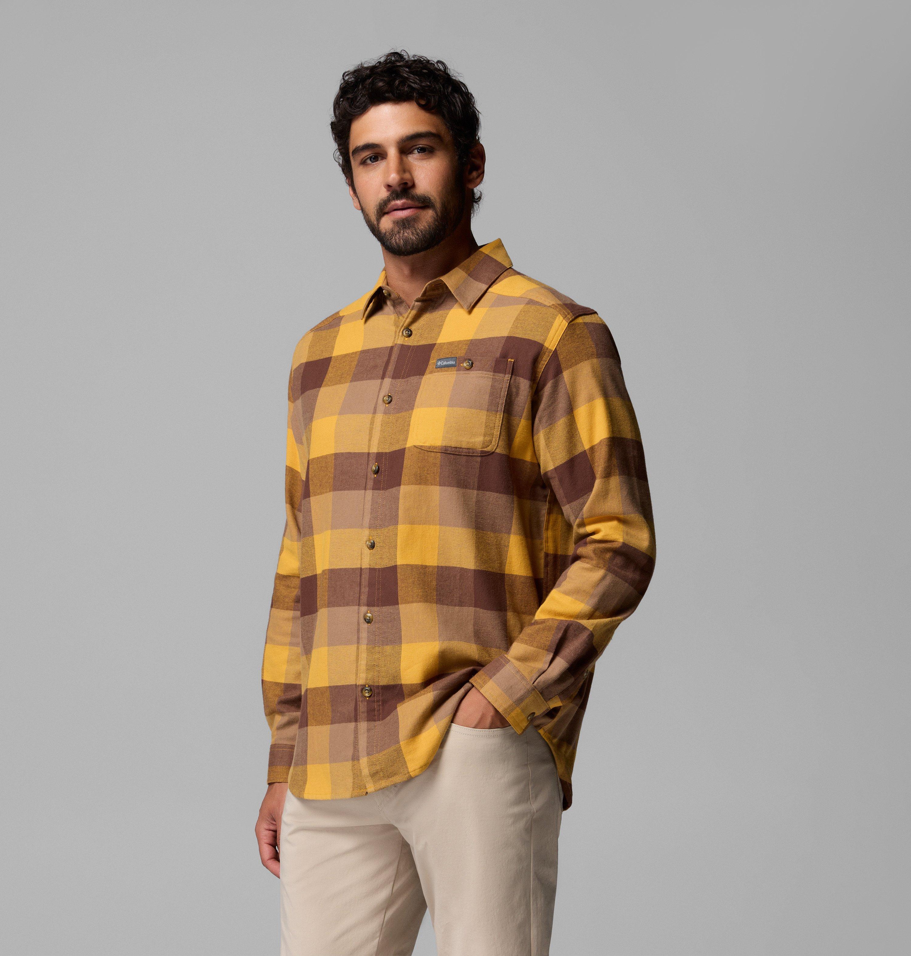Men's Cornell Woods Flannel Long Sleeve Shirt - Tall | 735 | 5XT 4
