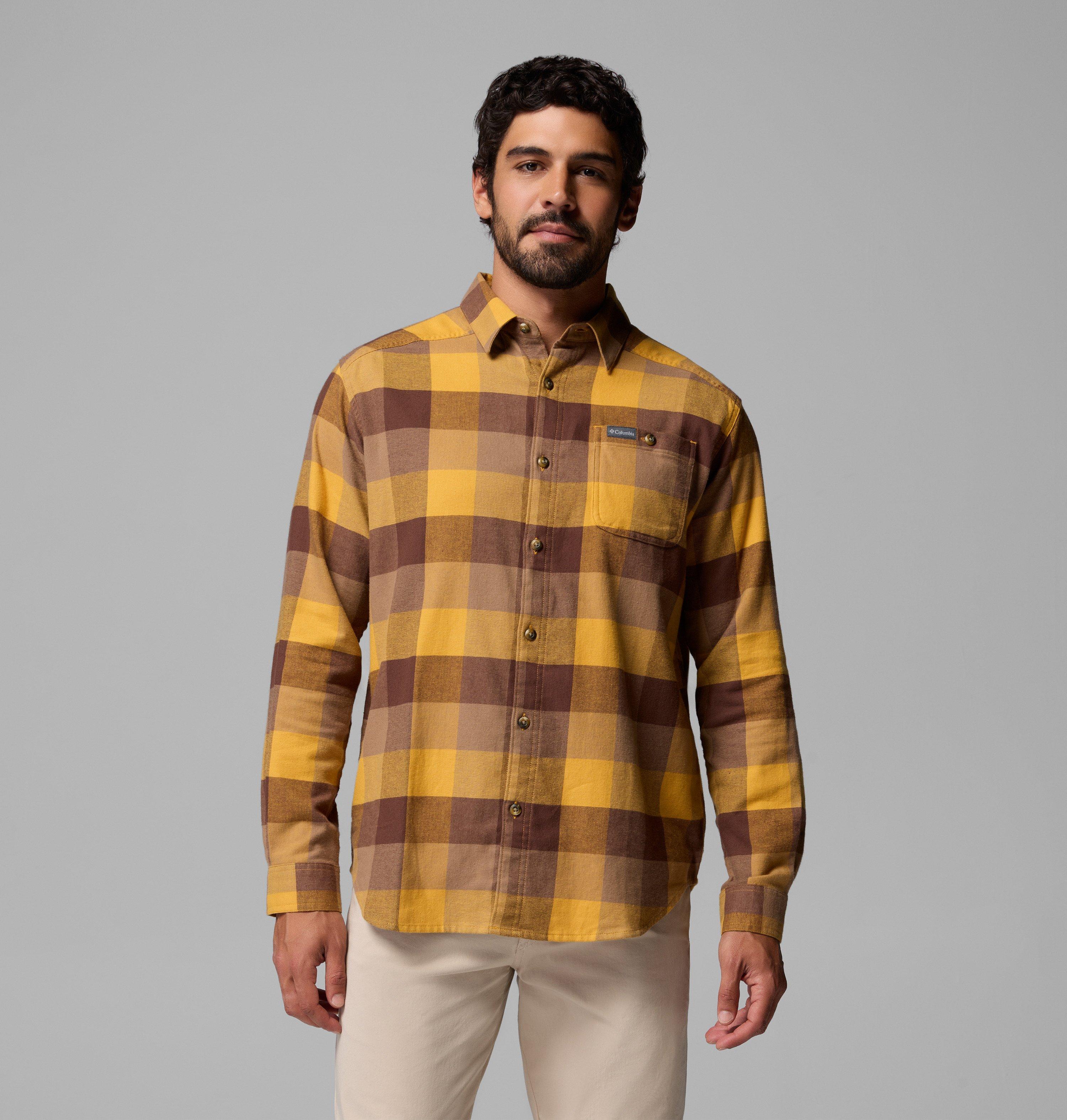 Men's Cornell Woods Flannel Long Sleeve Shirt - Tall | 735 | 5XT 1