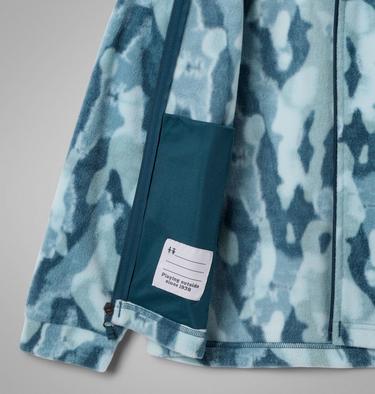 Boys' Zing III Fleece Jacket, Color: Everblue Treebark, image 3