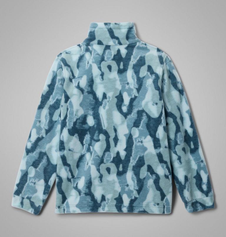Boys' Zing III Fleece Jacket, Color: Everblue Treebark, image 2