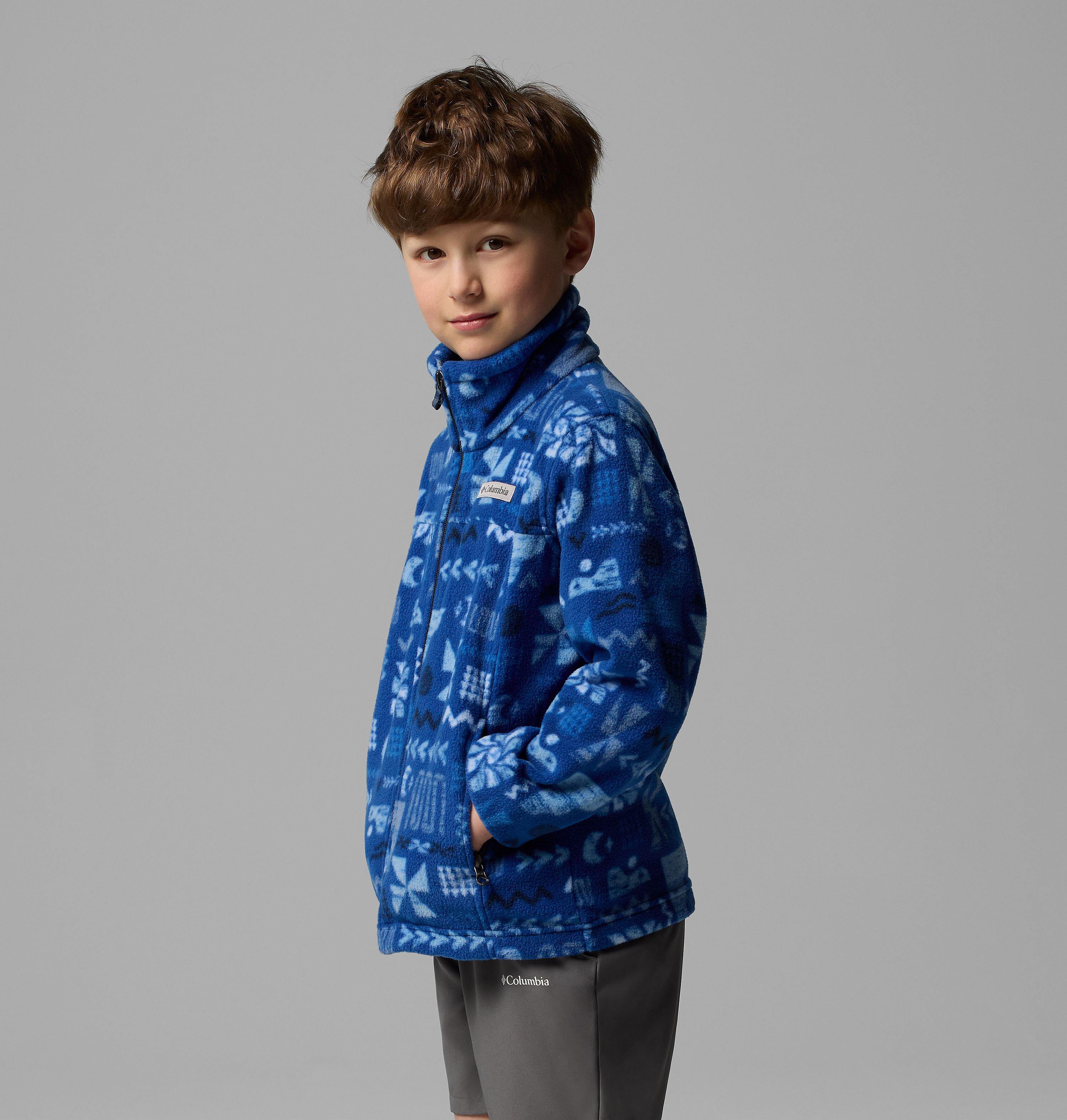 Boys’ Zing III Printed Fleece Jacket 4