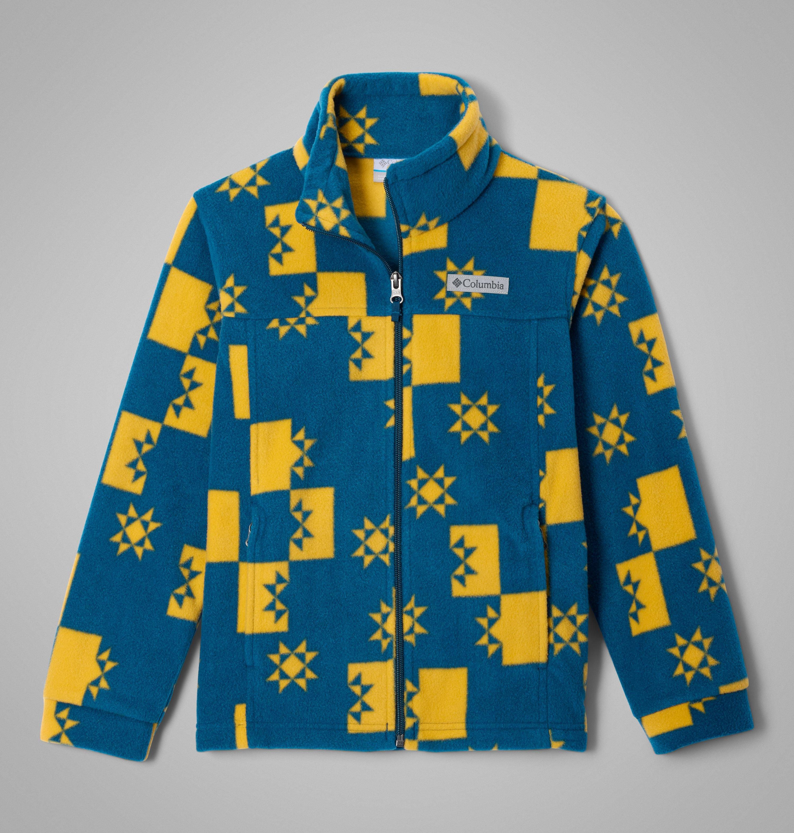 Boys’ Zing III Printed Fleece Jacket | 450 | XL 1