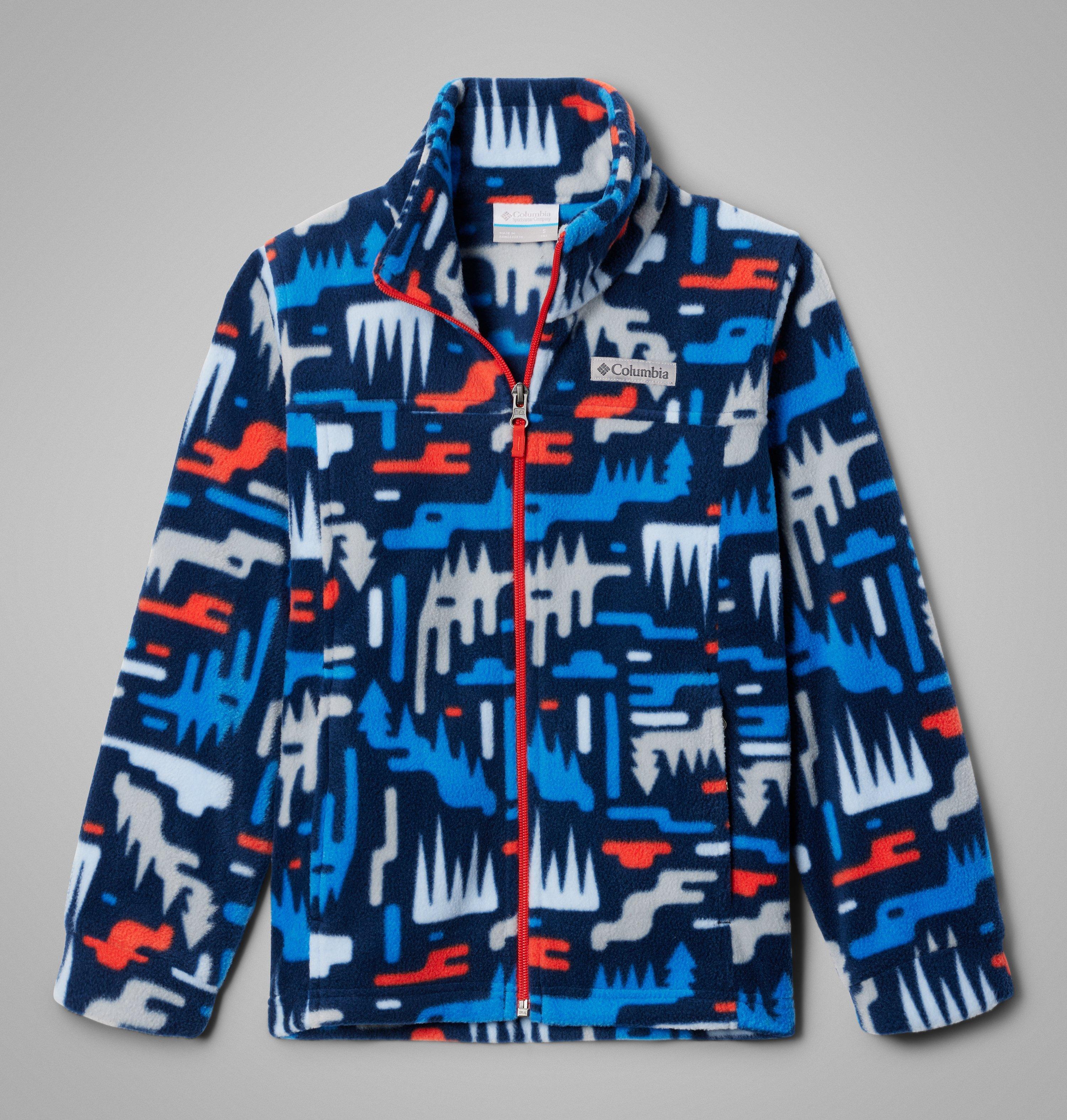 Boys’ Zing III Printed Fleece Jacket 1