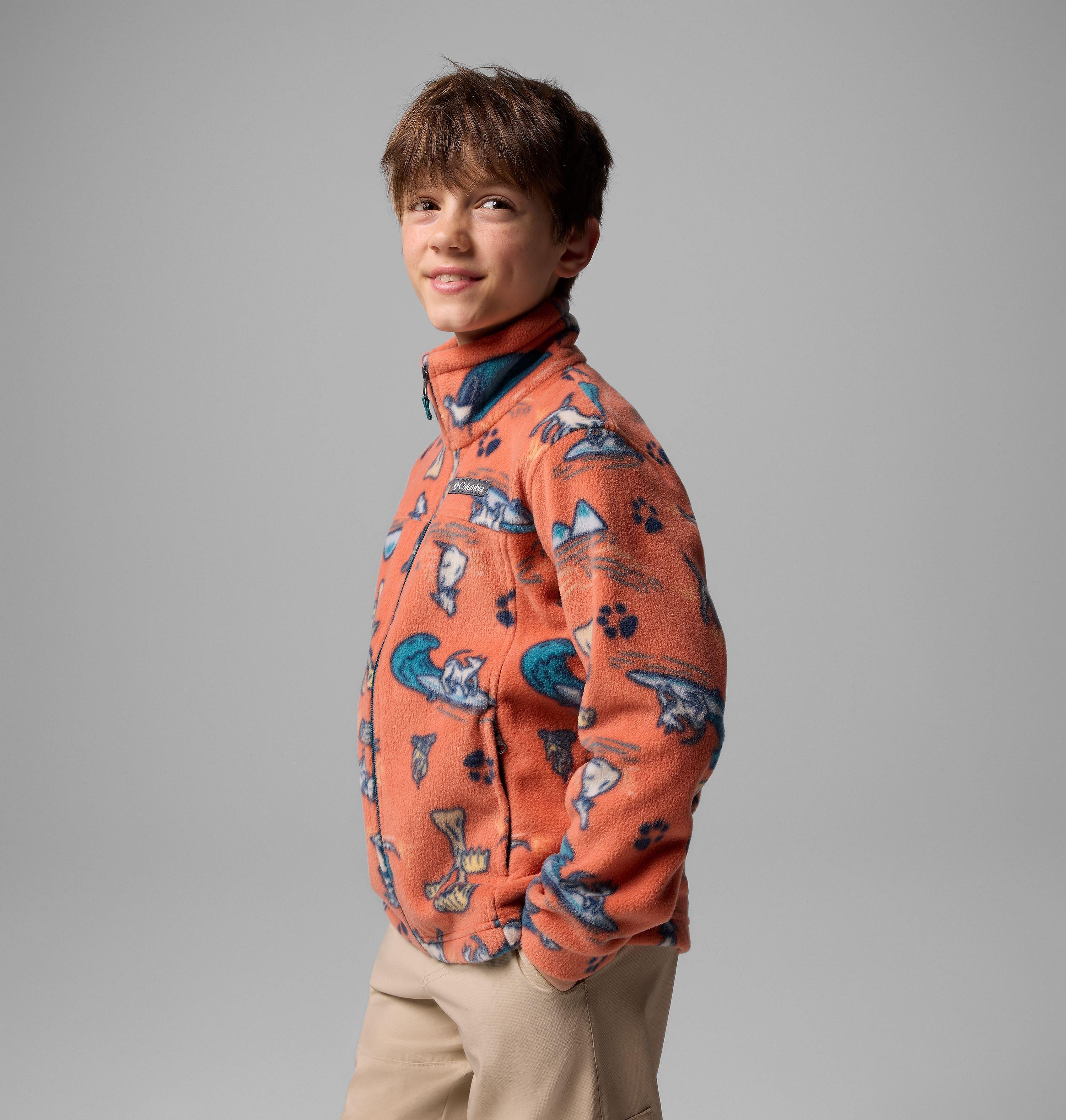 Boys’ Zing III Printed Fleece Jacket 4