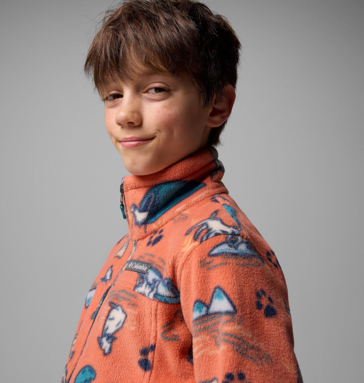 Boys’ Zing™ III Printed Fleece Jacket 5