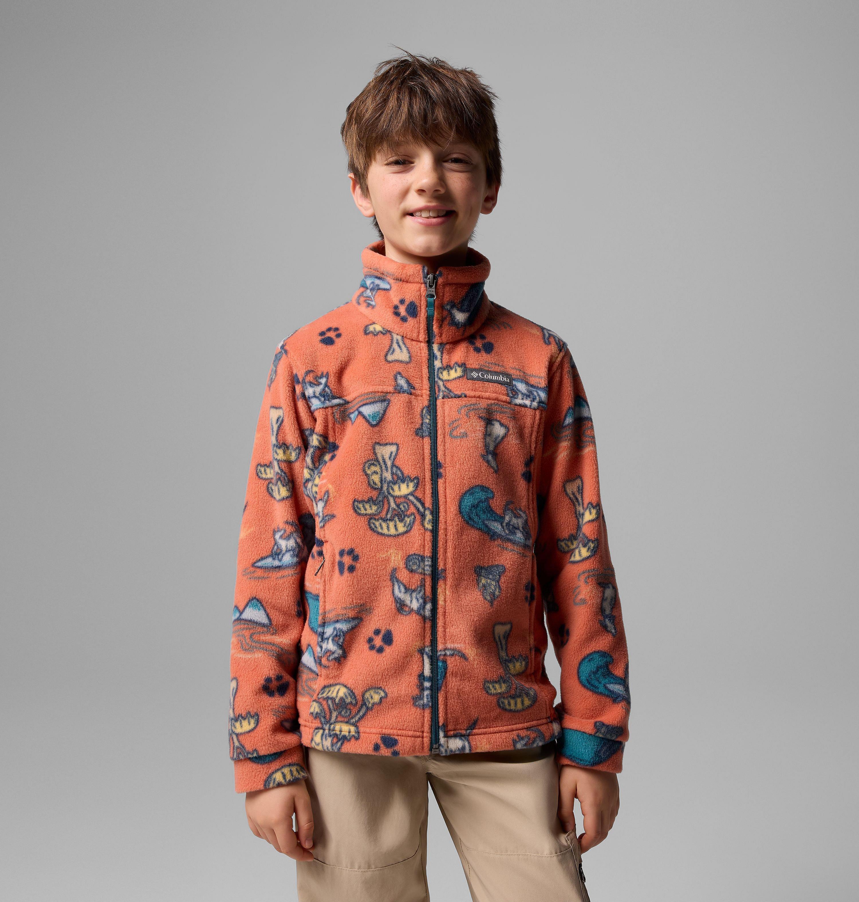 Boys’ Zing III Printed Fleece Jacket 6