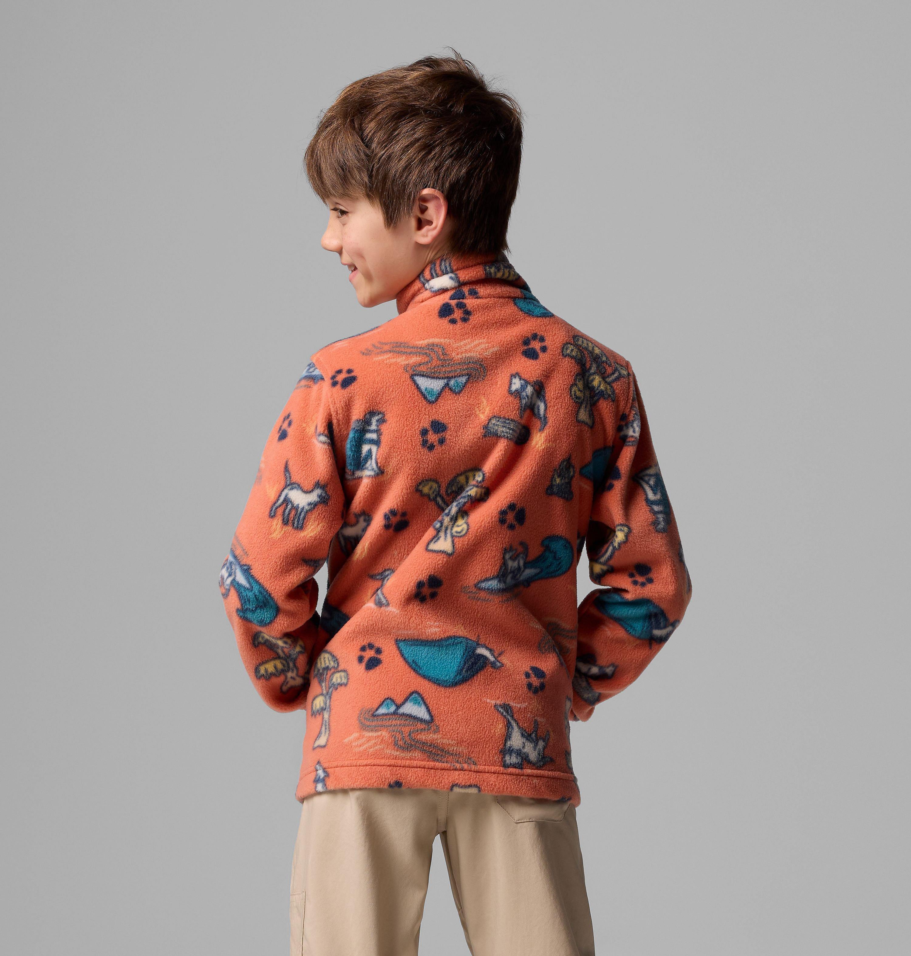 Boys’ Zing III Printed Fleece Jacket 2