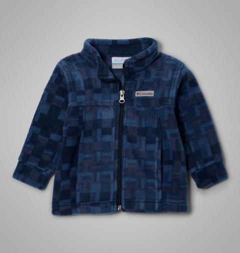 Куртка Columbia Zing III Printed Fleece для мальчиков-малышей, цвет: Тёмно-синий