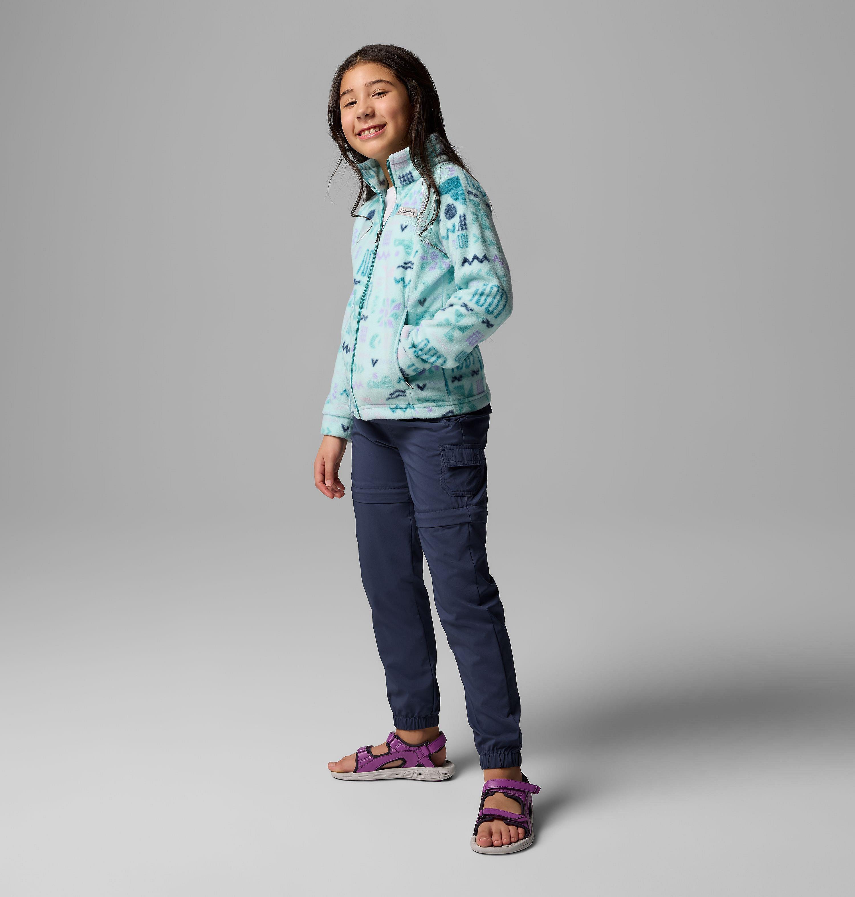 Girls' Benton Springs II Printed Fleece Jacket 3