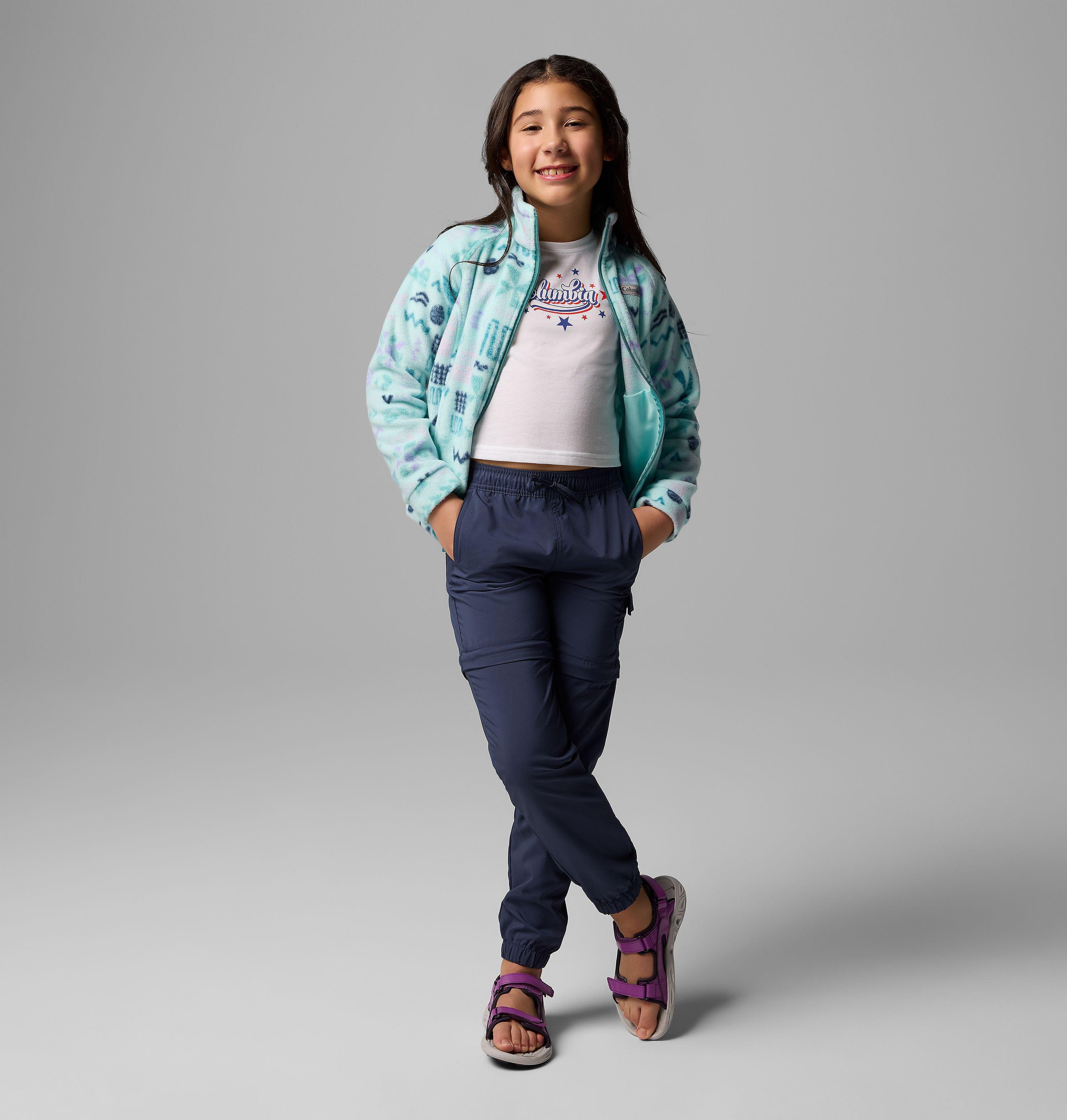 Girls' Benton Springs II Printed Fleece Jacket 5