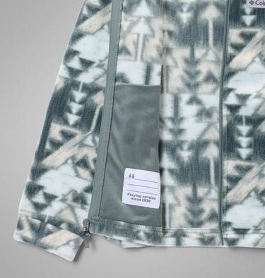 Girls' Benton Springs Printed Fleece Jacket, Color: Sedona Sage Sketchup, image 6