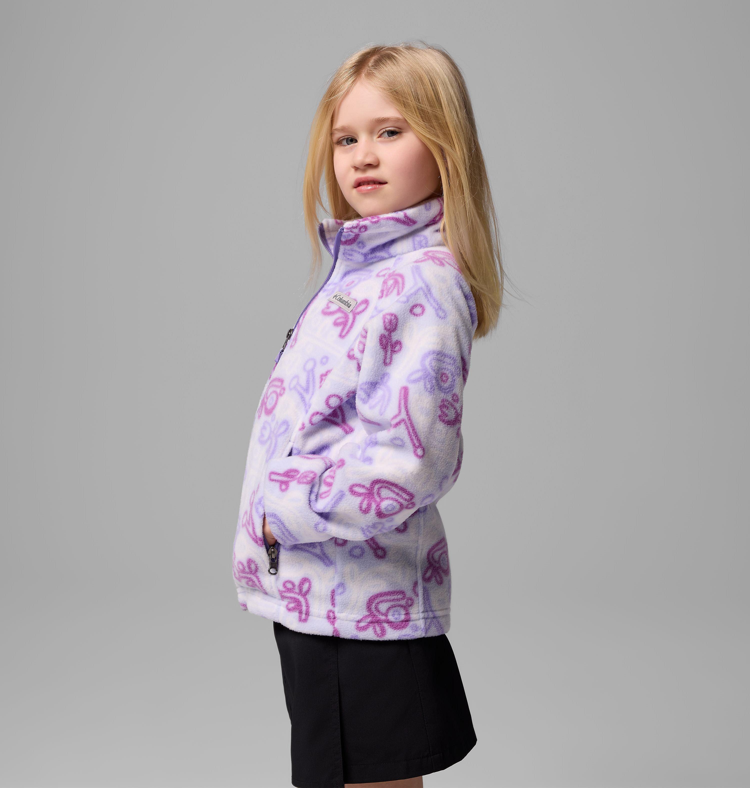 Girls' Benton Springs II Printed Fleece Jacket 3