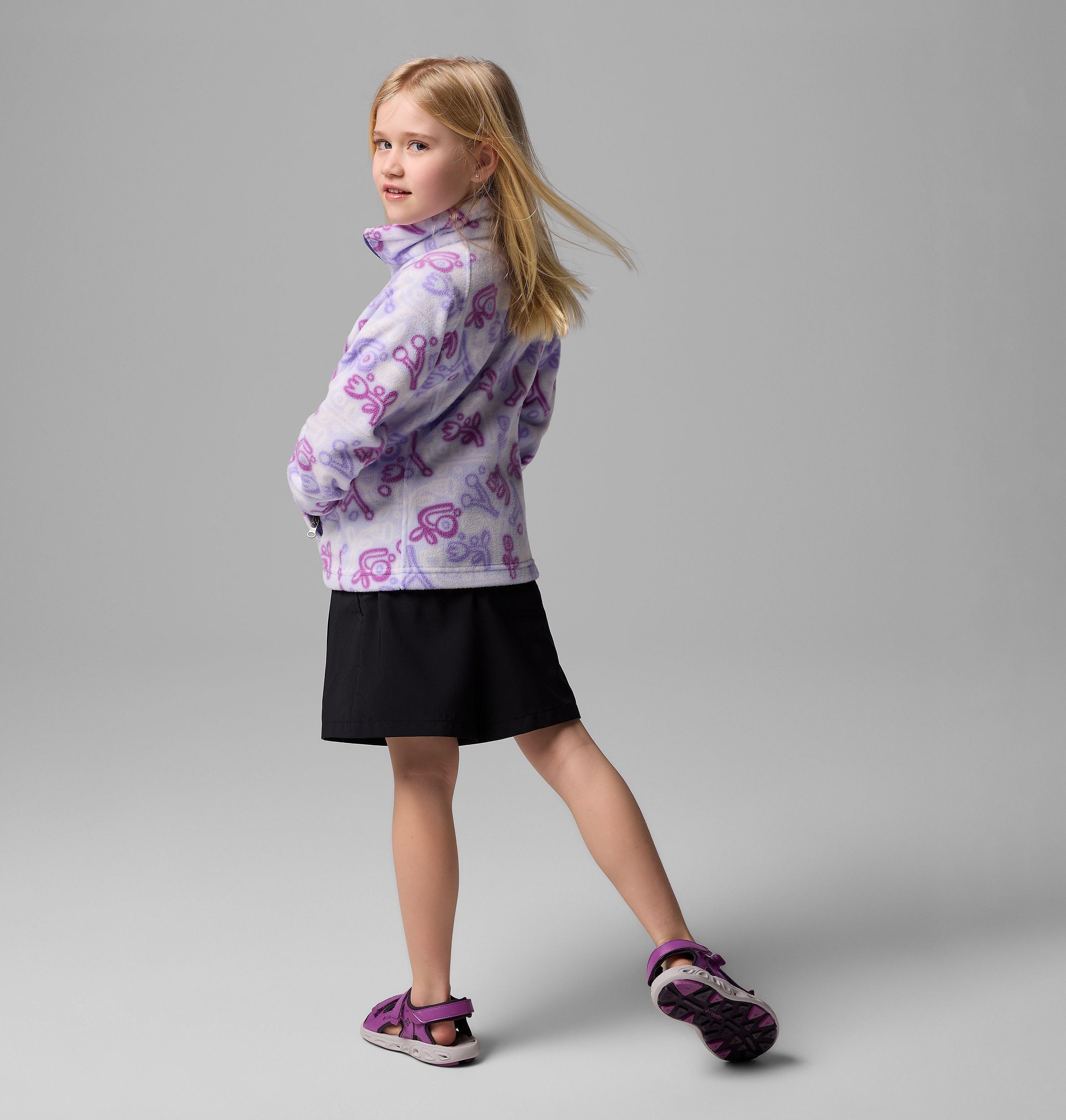 Girls' Benton Springs II Printed Fleece Jacket 2