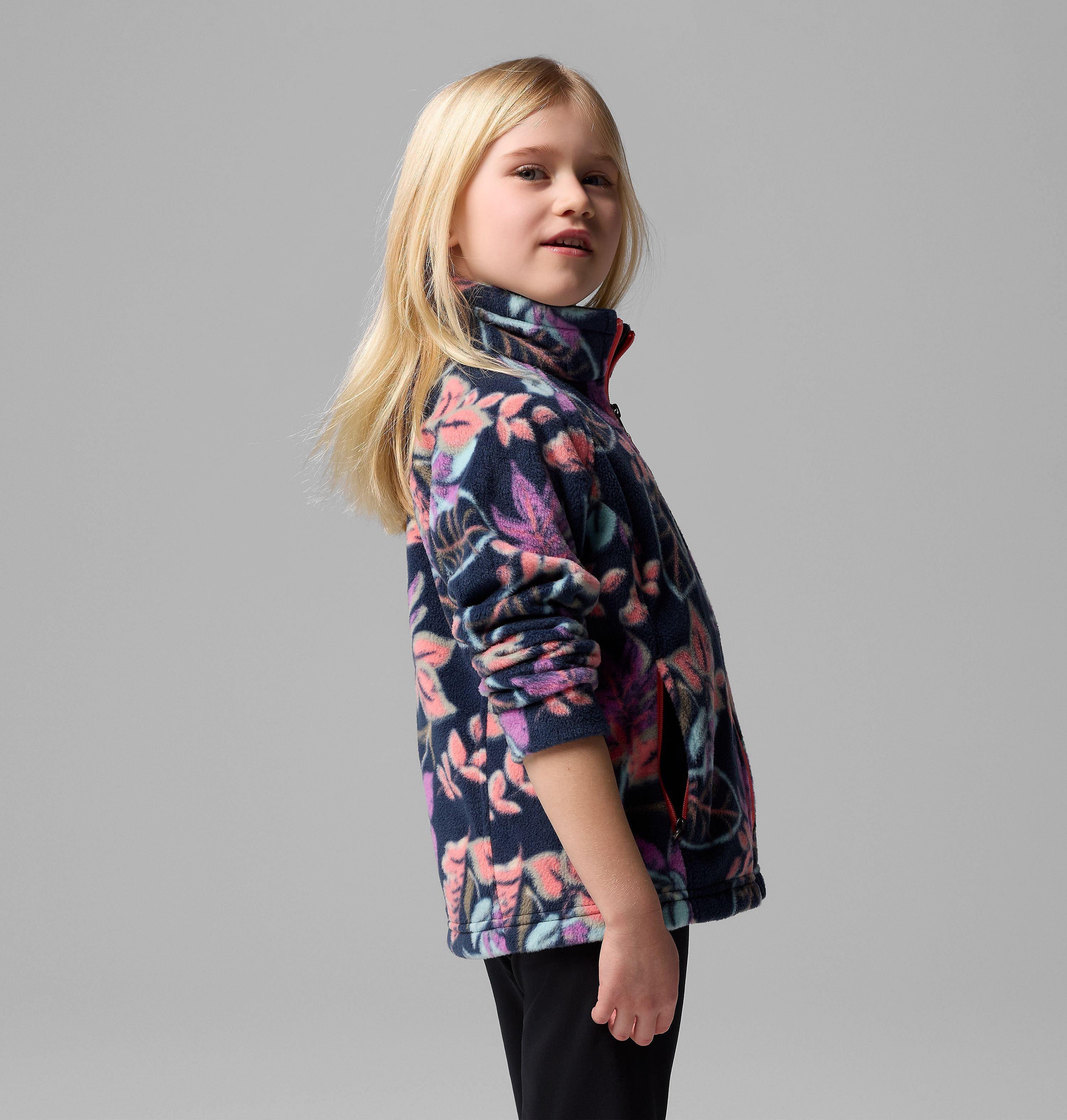 Girls' Benton Springs II Printed Fleece Jacket 3