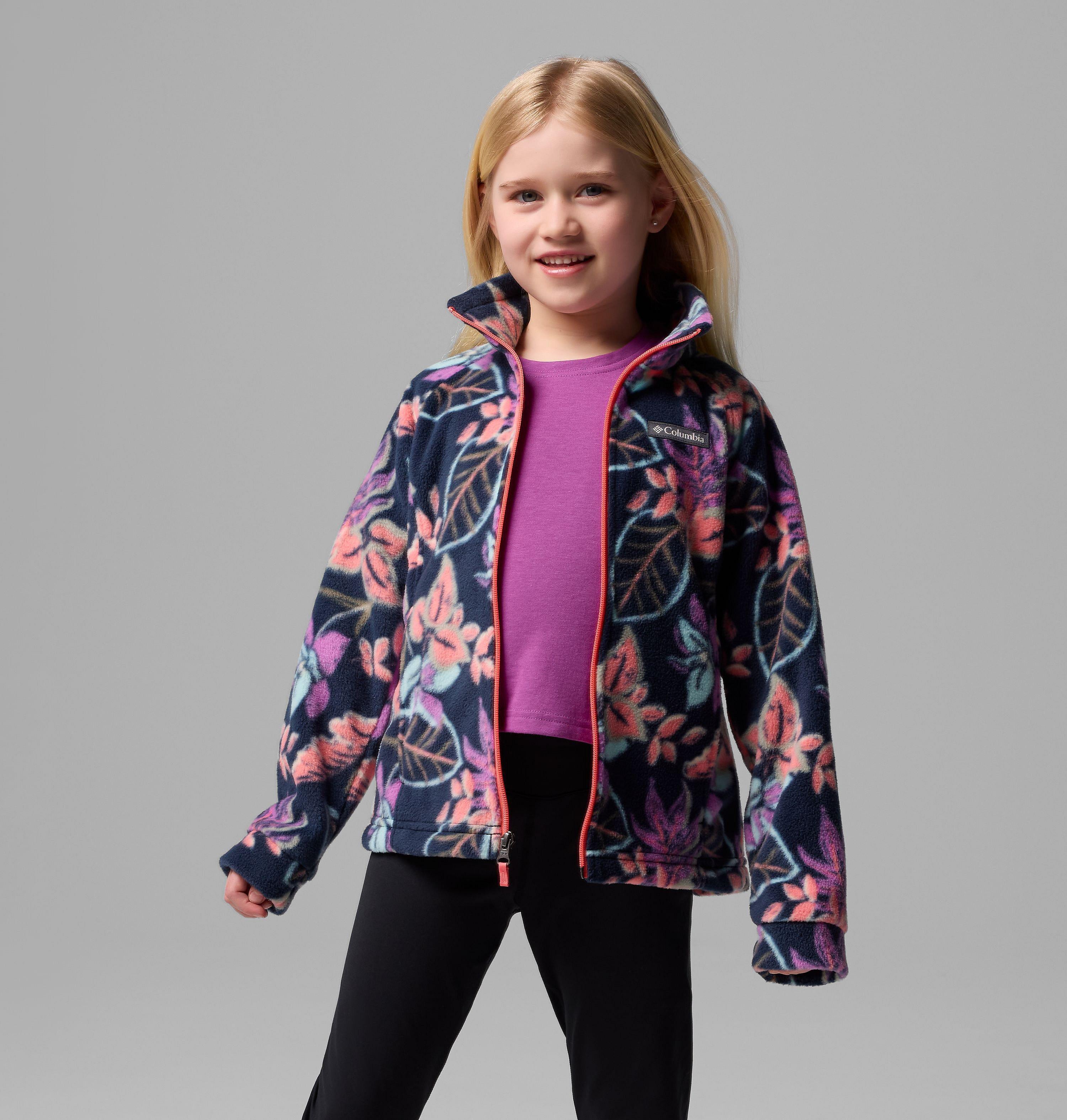 Girls' Benton Springs II Printed Fleece Jacket 5
