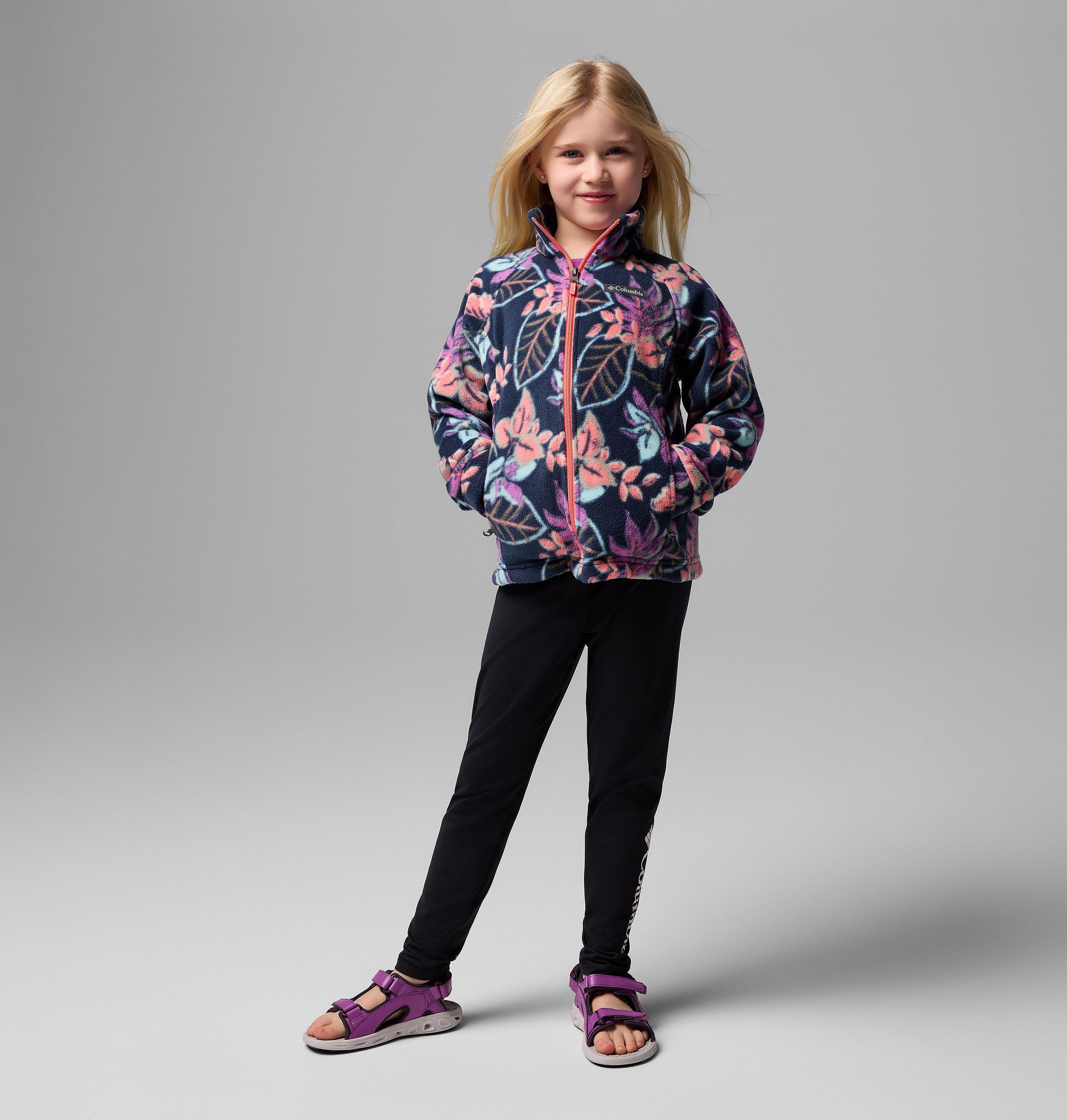 Girls' Benton Springs II Printed Fleece Jacket 6