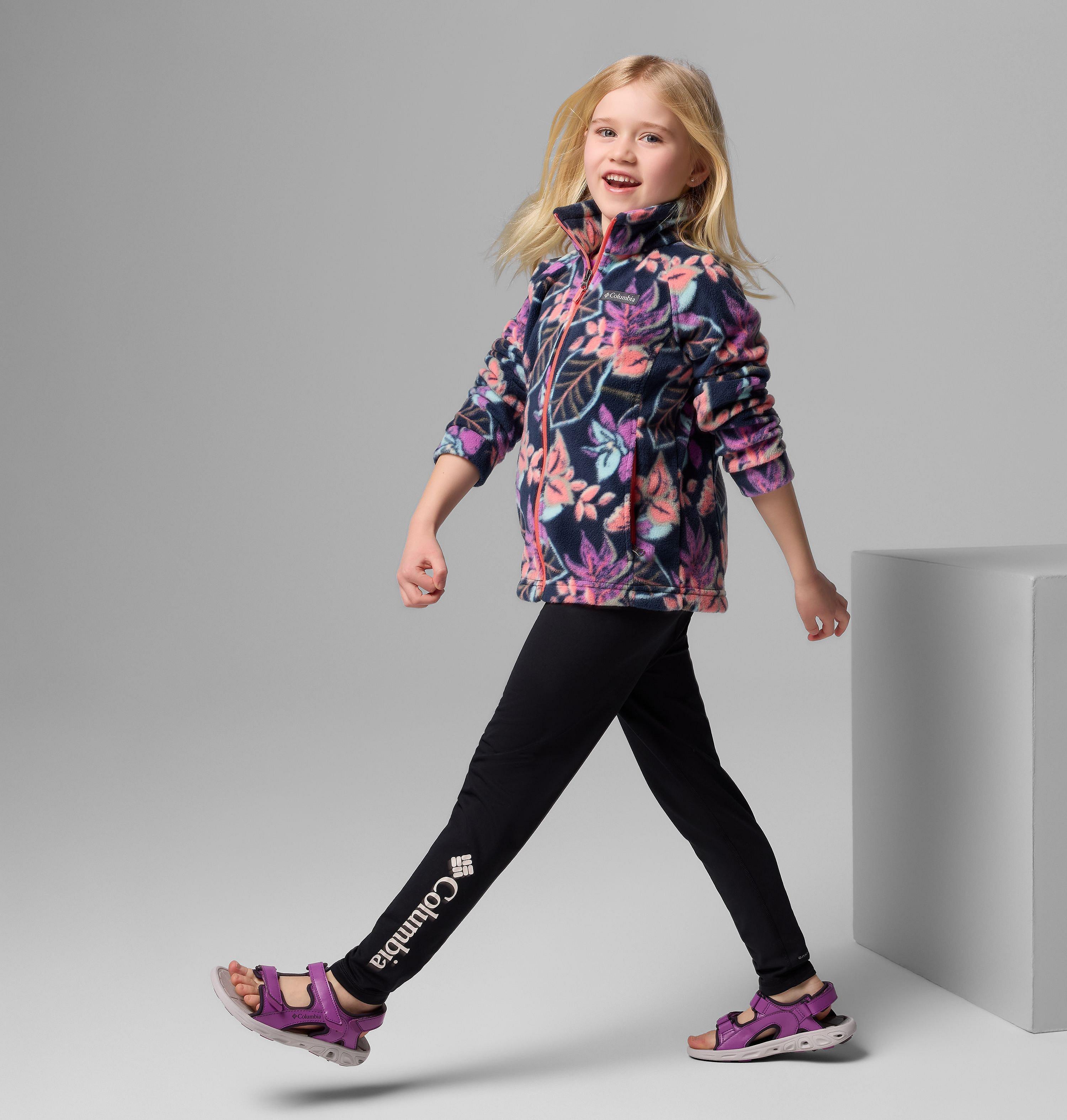 Girls' Benton Springs II Printed Fleece Jacket 1