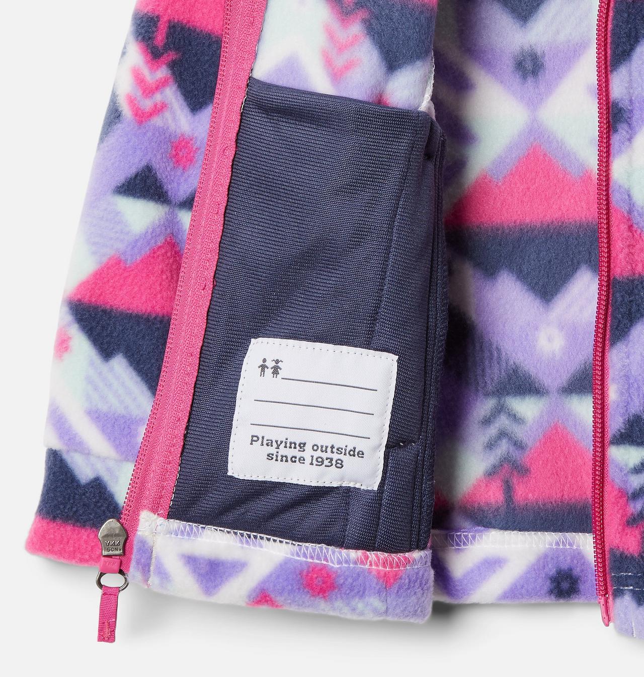 Girls' Toddler Benton Springs™ II Printed Fleece Jacket 3