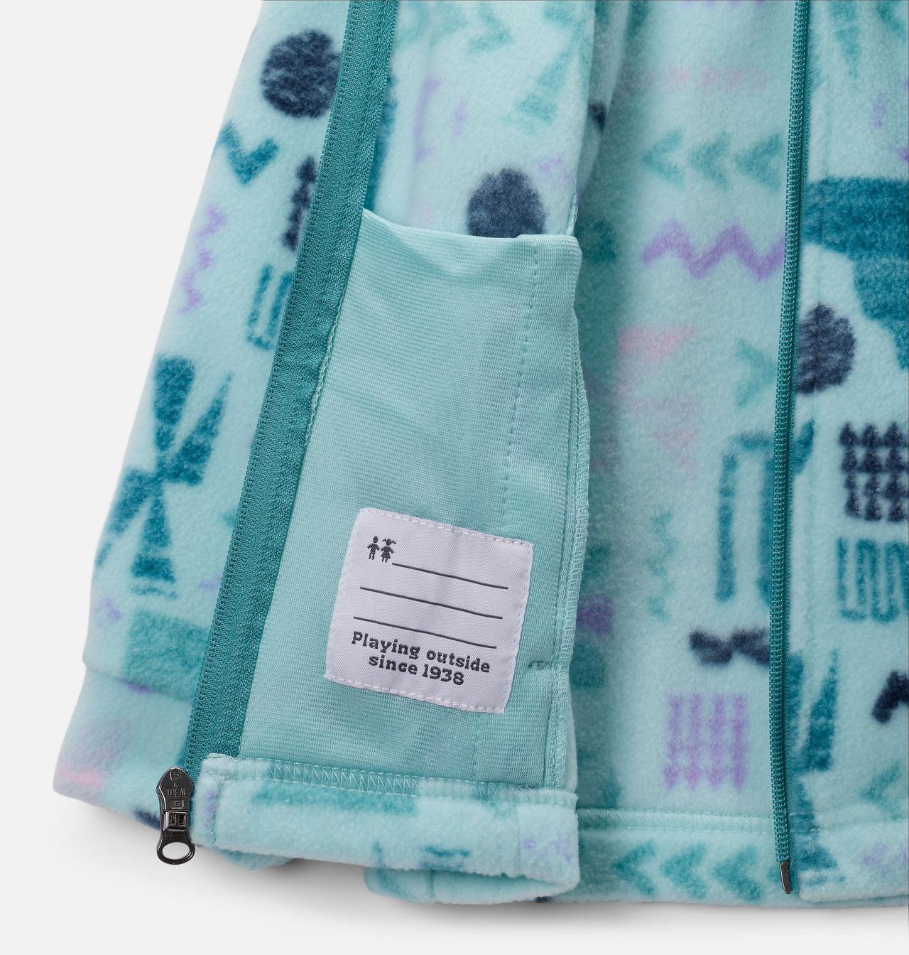 Girls' Toddler Benton Springs™ II Printed Fleece Jacket 3