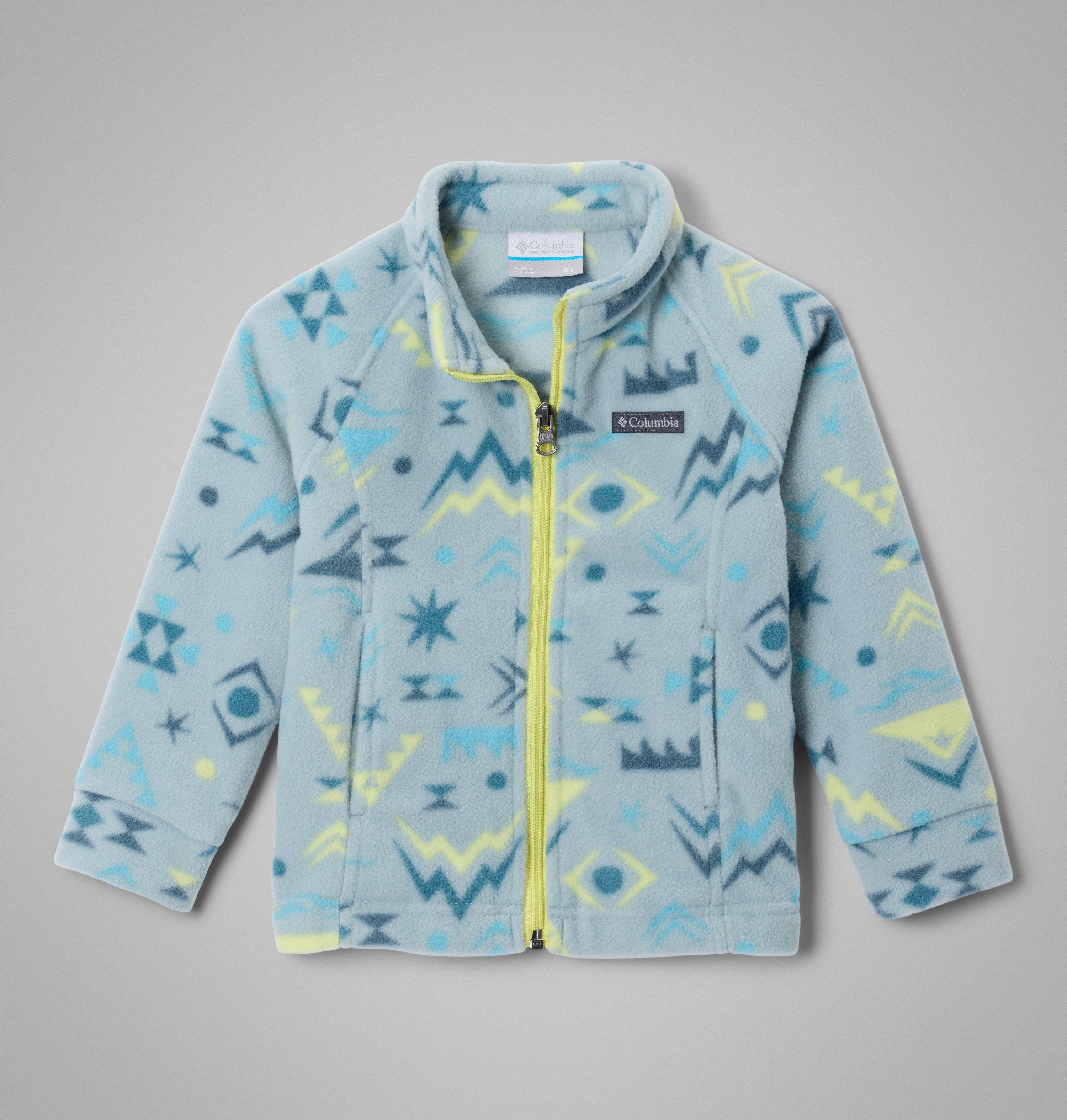 Columbia Girls' Toddler Benton Springs II Printed Fleece Jacket-