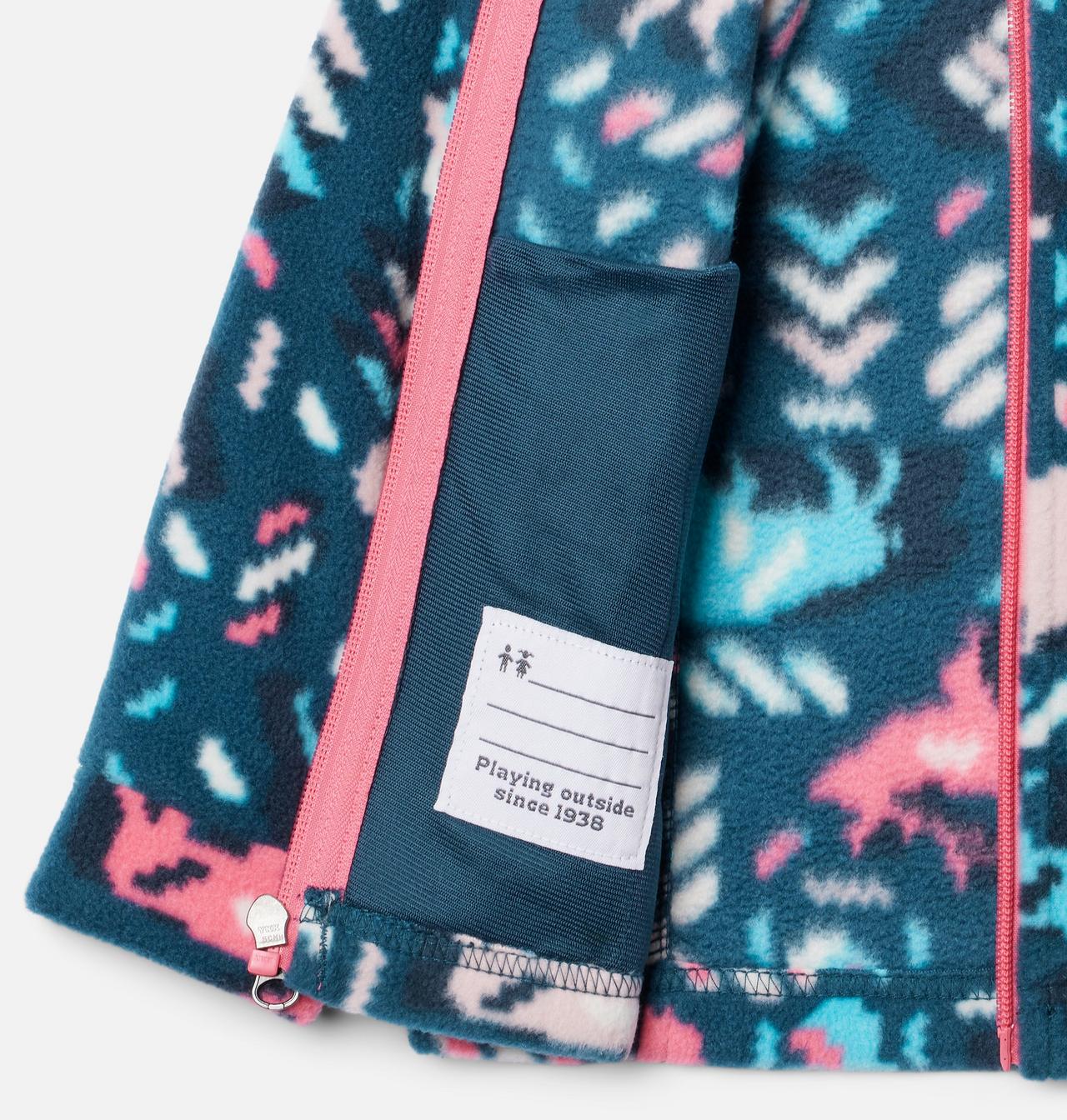 Girls' Toddler Benton Springs™ II Printed Fleece Jacket 3