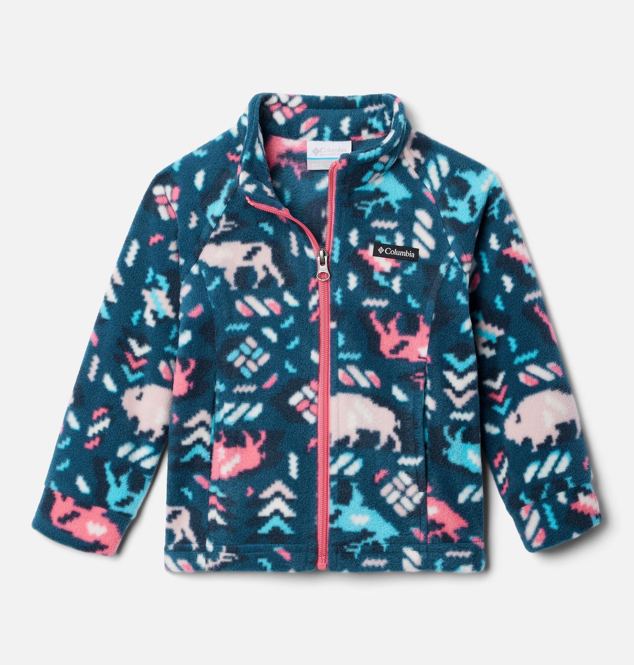Girls' Toddler Benton Springs™ II Printed Fleece Jacket 1