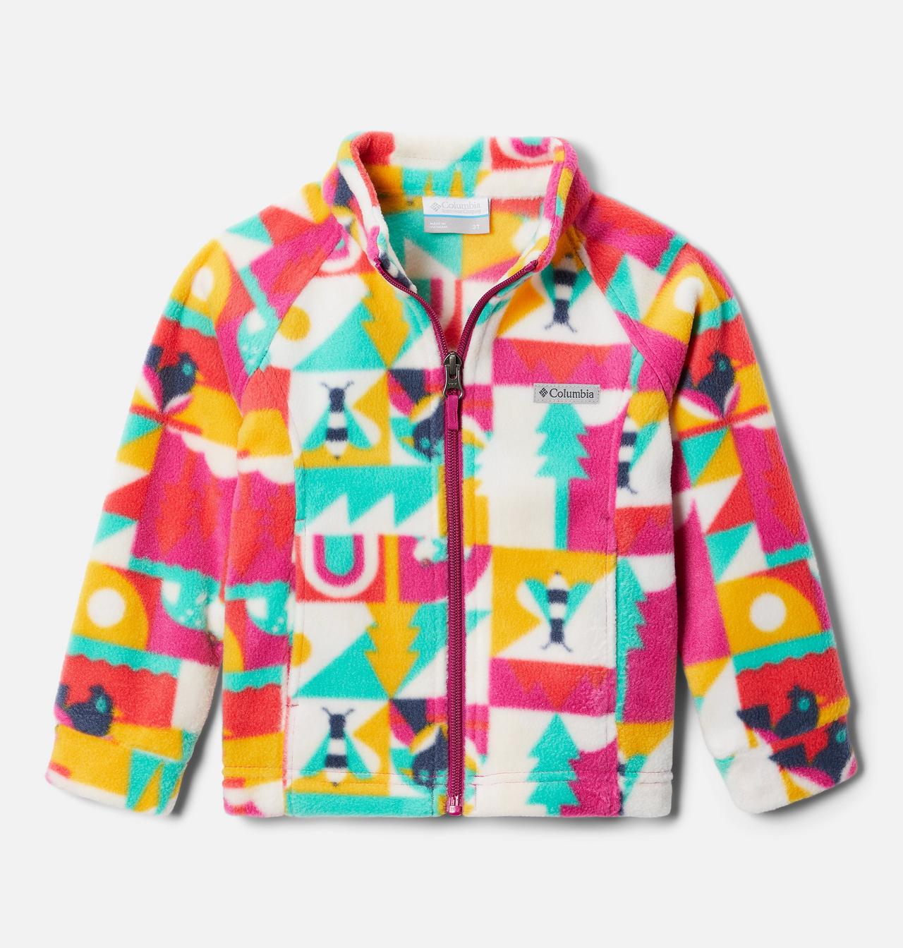 Girls' Toddler Benton Springs™ II Printed Fleece Jacket 1