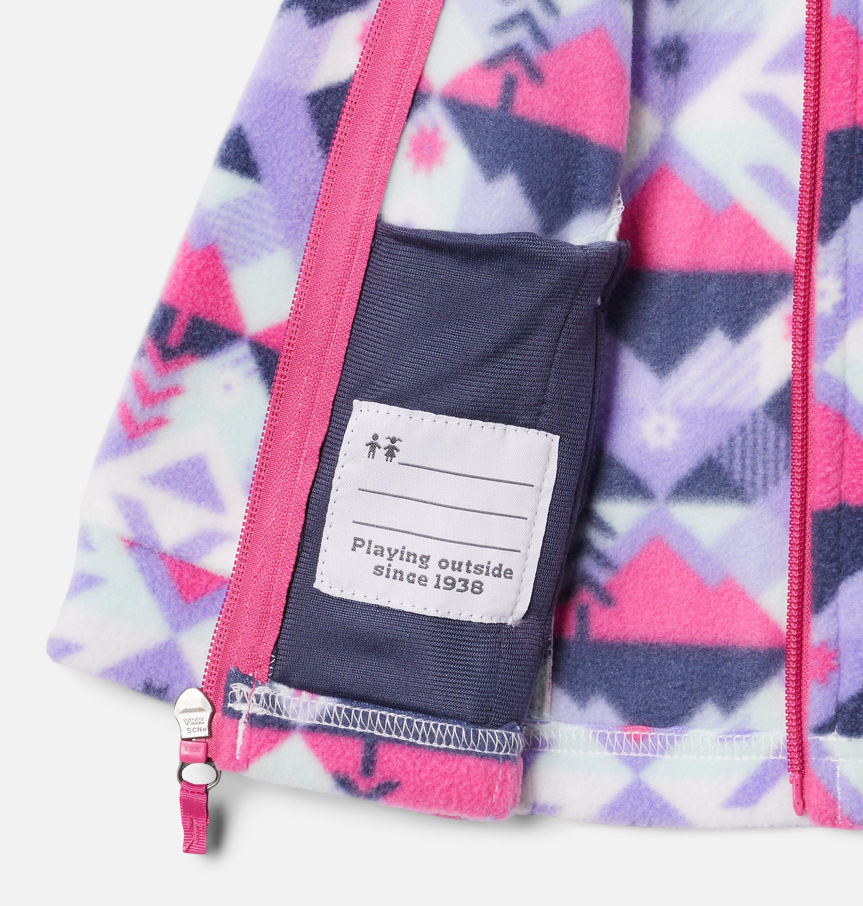 Girls’ Infant Benton Springs II Printed Fleece Jacket 3
