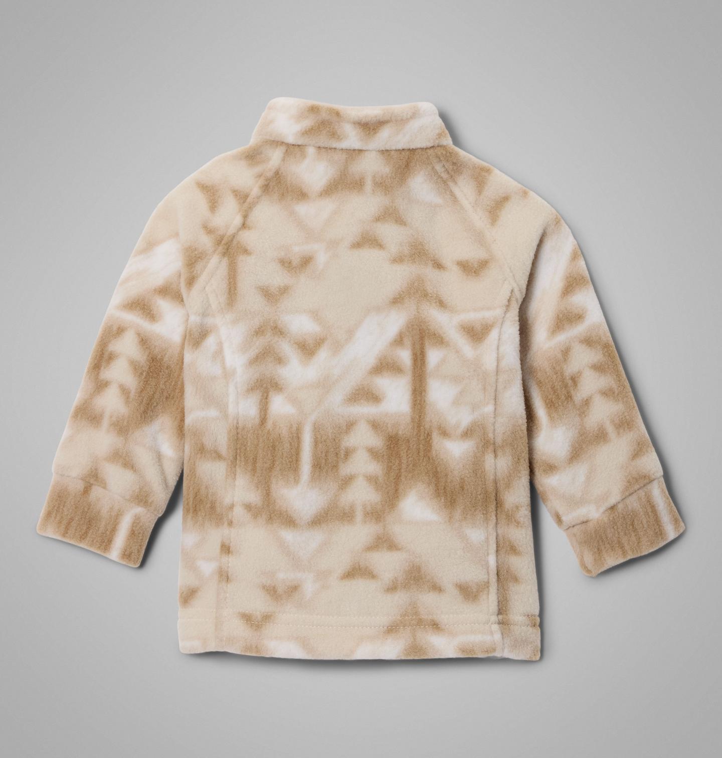 Куртка Columbia Benton Springs II Printed Fleece Jacket для девочек-малышей, цвет: Серо-бежевый, вариант 1 — фото 2