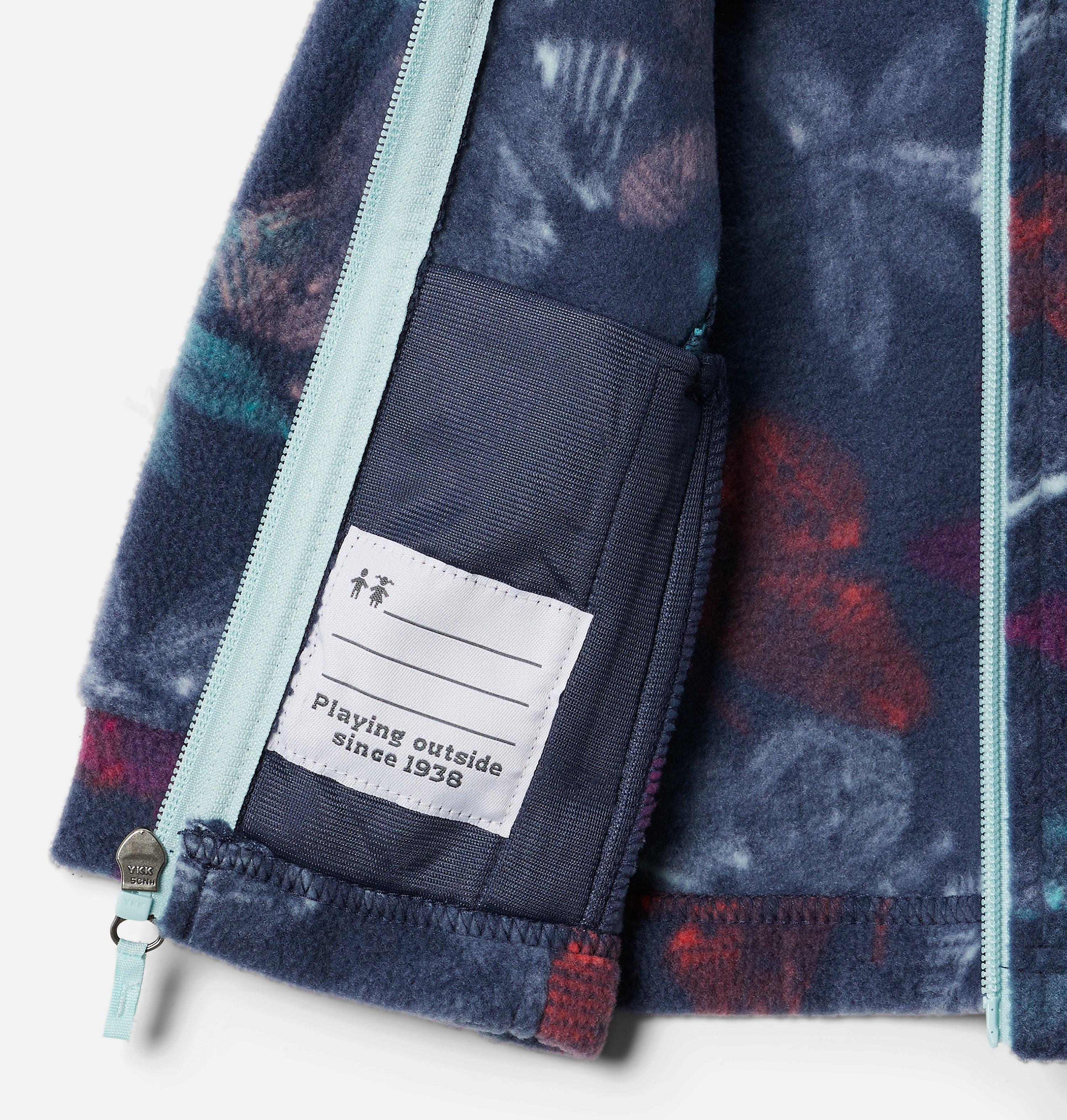 Girls’ Infant Benton Springs II Printed Fleece Jacket 3
