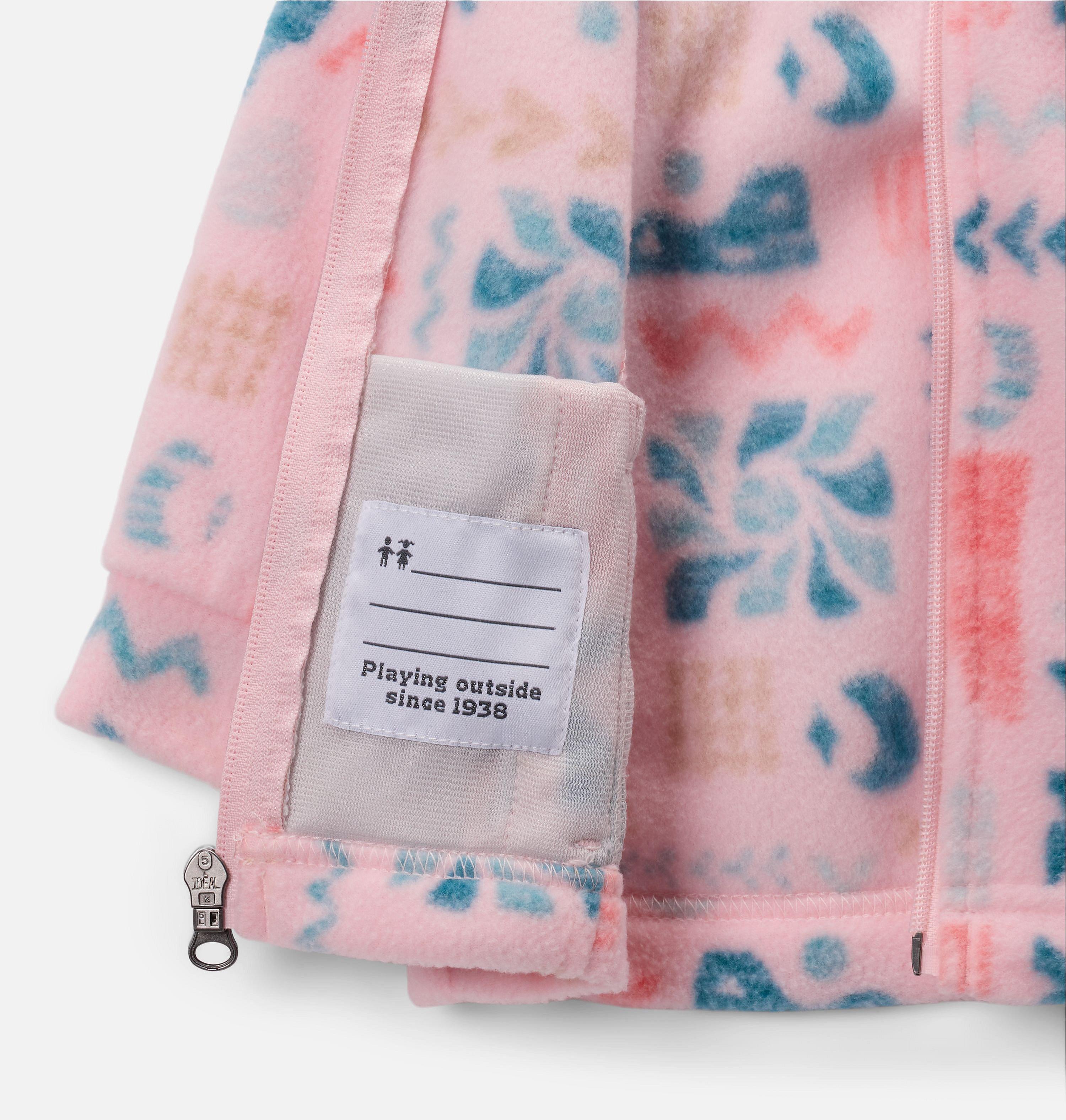 Girls’ Infant Benton Springs II Printed Fleece Jacket 3