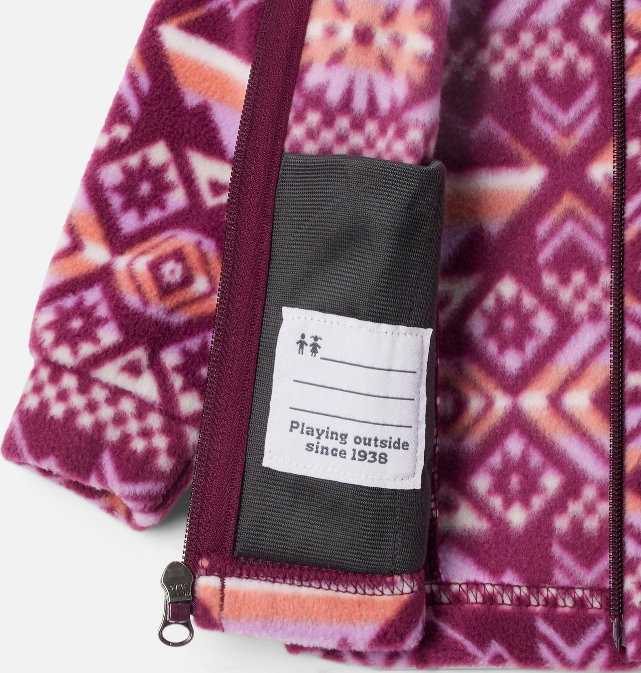 Girls’ Infant Benton Springs™ II Printed Fleece Jacket 3