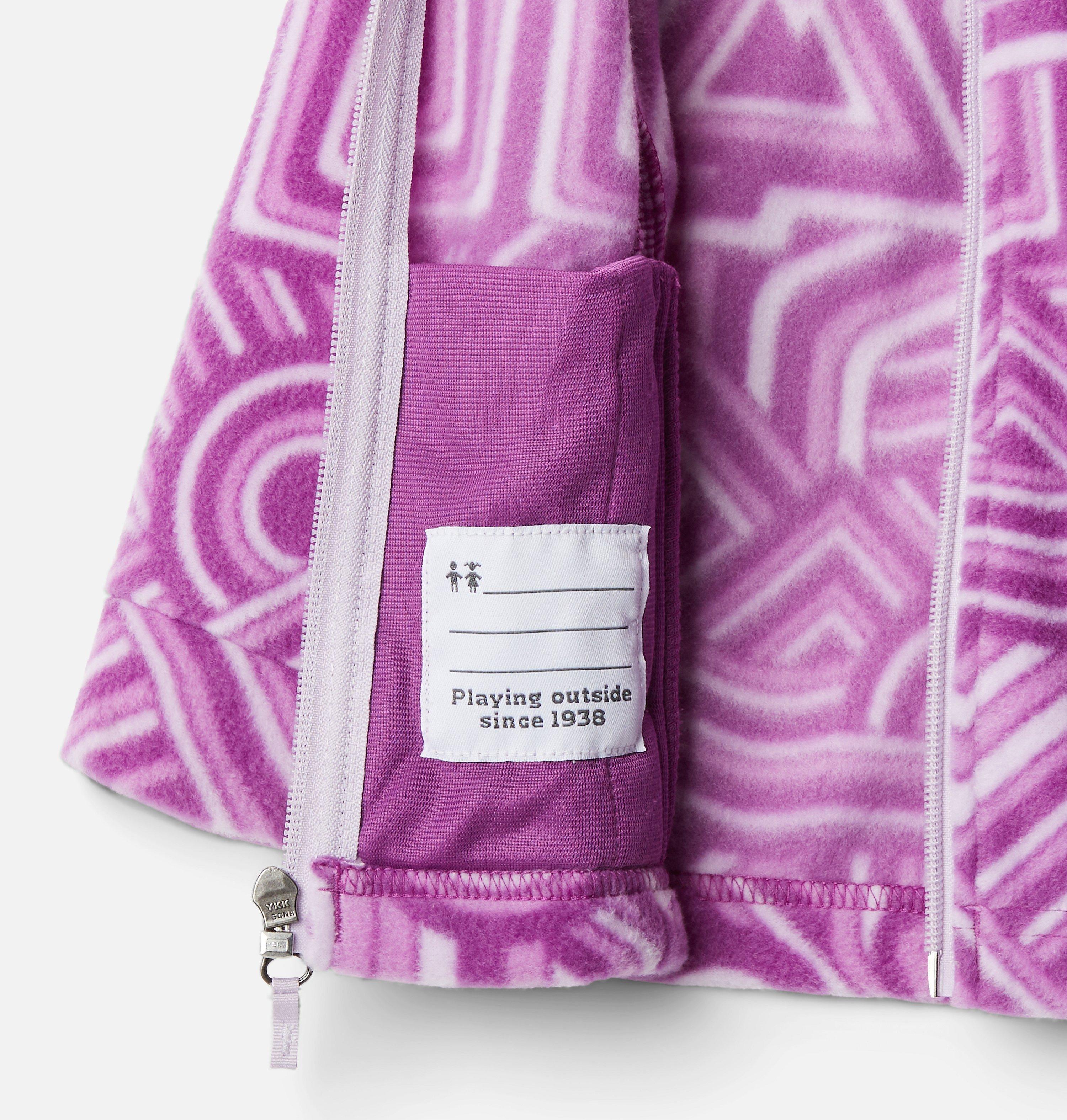 Girls’ Infant Benton Springs II Printed Fleece Jacket 3