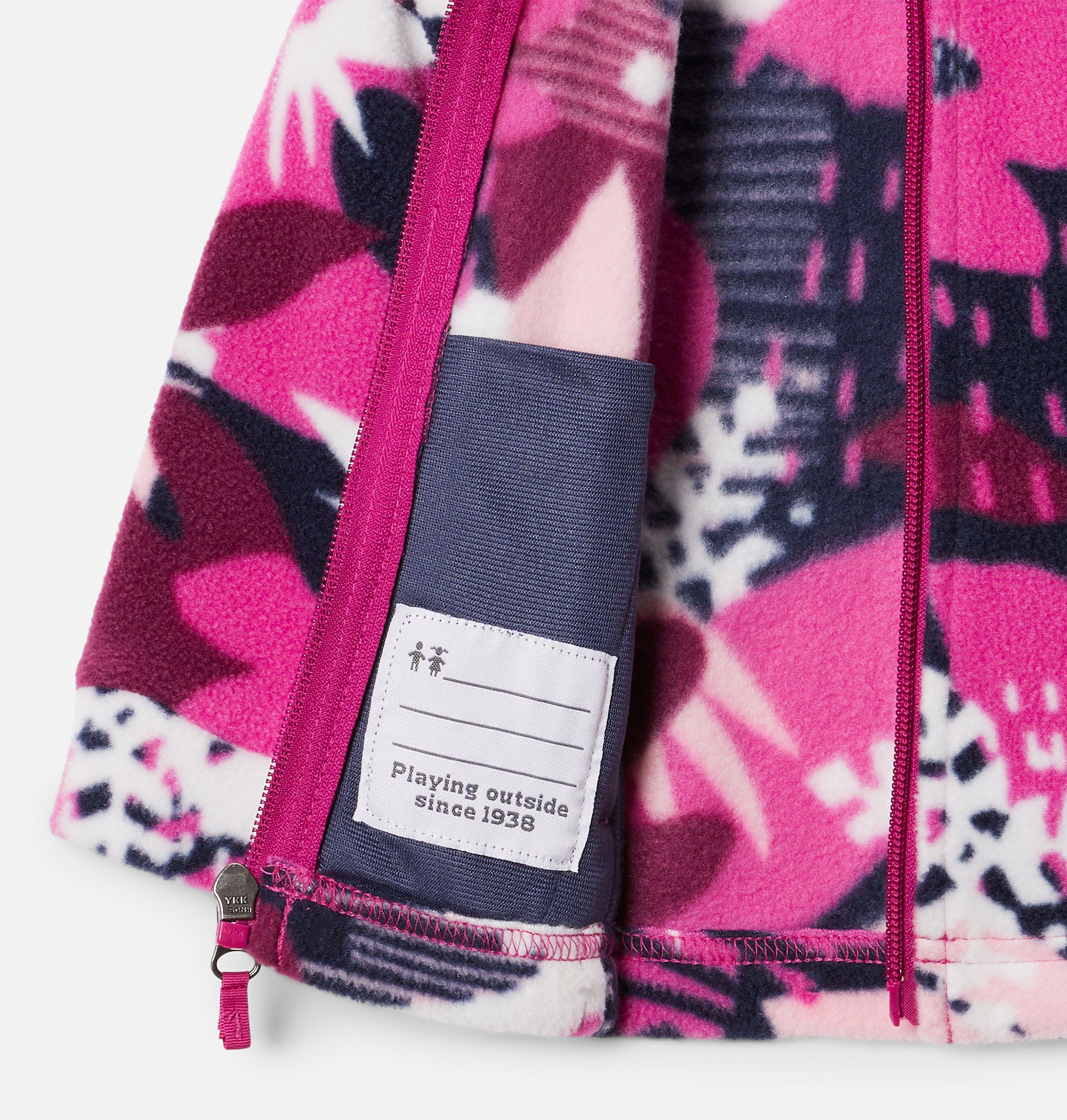 Girls’ Infant Benton Springs II Printed Fleece Jacket 3