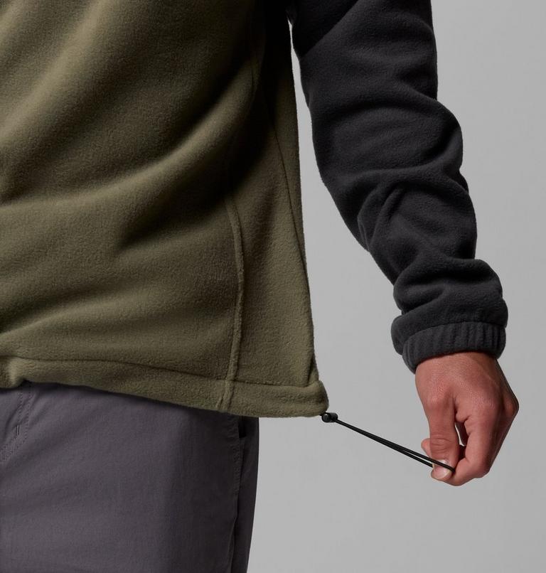 Forro polar con media cremallera Steens Mountain para hombre, Color: Shark, Stone Green, image 6