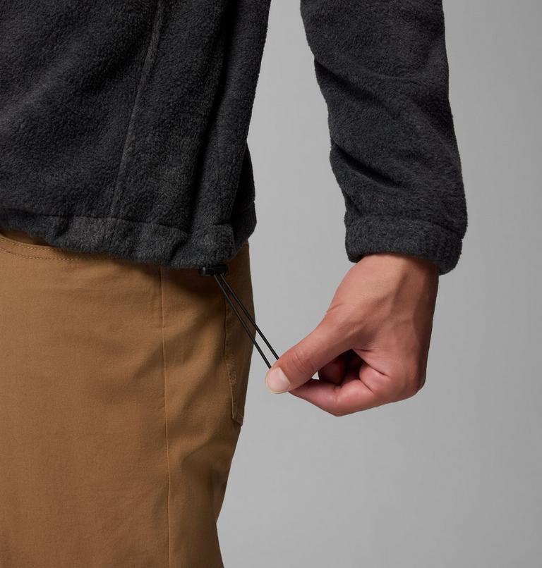 Men's Steens Mountain Half Zip Fleece, Color: Charcoal Heather, image 6