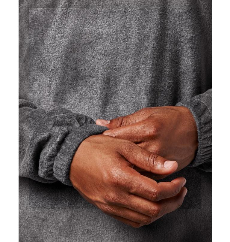 Men's Steens Mountain Half Zip Fleece, Color: Charcoal Heather, image 7
