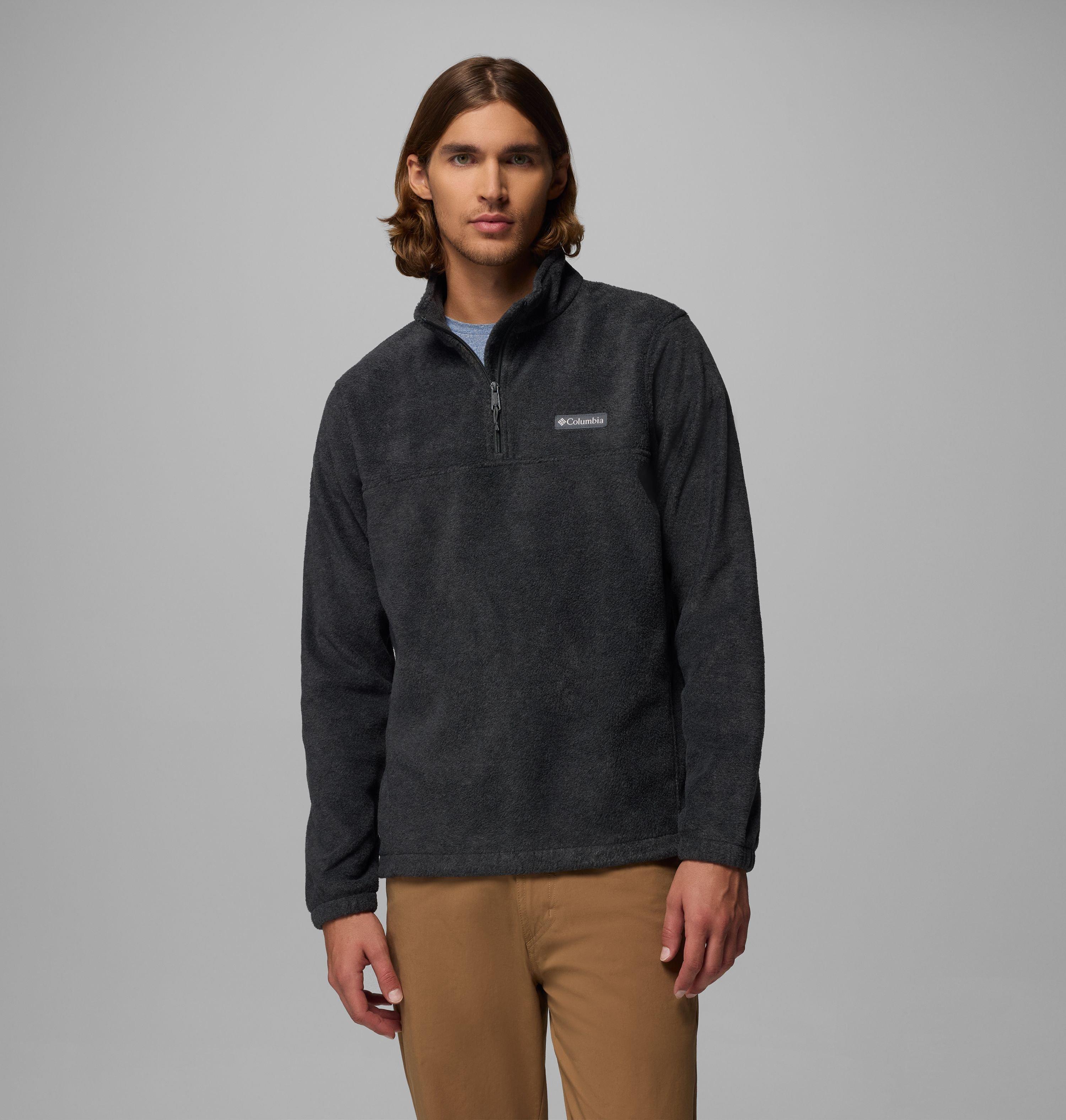 Columbia Sportswear Men's Grey Columbia - Steens Mountain™ Half Zip Fleece - Charcoal Heather Small