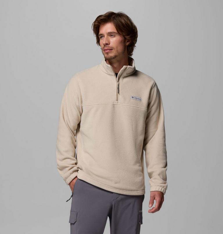 Men's Steens Mountain Half Zip Fleece, Color: Ancient Fossil, image 1