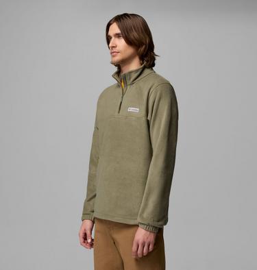 Men's Steens Mountain Half Zip Fleece, Color: Stone Green, image 8