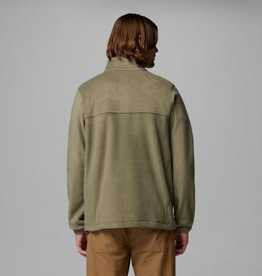 Men's Steens Mountain Half Zip Fleece, Color: Stone Green, image 7