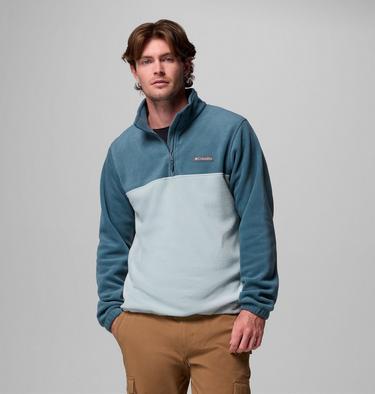 Steens Mountain Half Zip, Color: Everblue, Crushed Blue, image 9