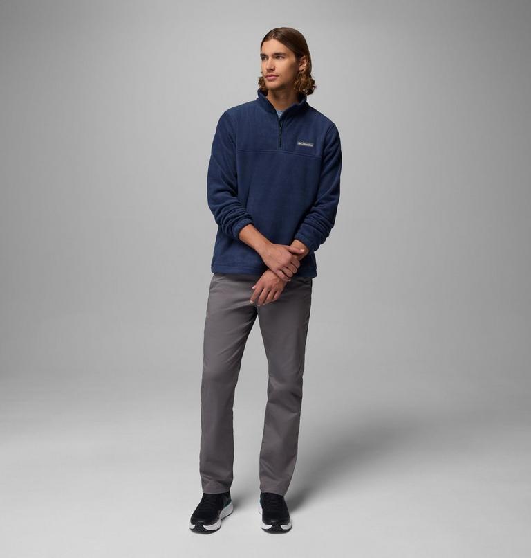 Forro polar con media cremallera Steens Mountain para hombre, Color: Collegiate Navy, image 2