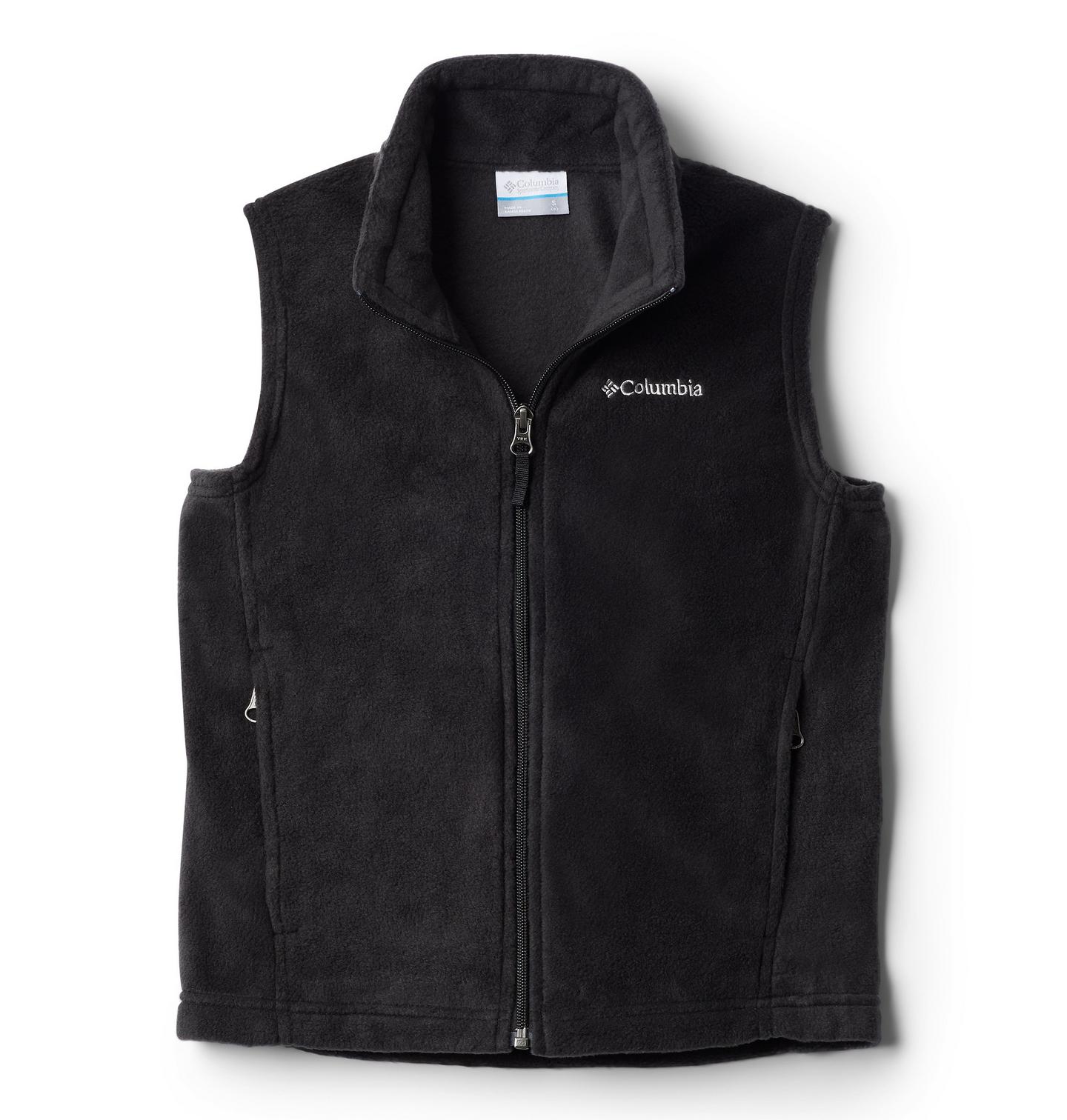Жилет Columbia Steens Mtn Fleece Vest для мальчиков, цвет: Чёрный — фото 1