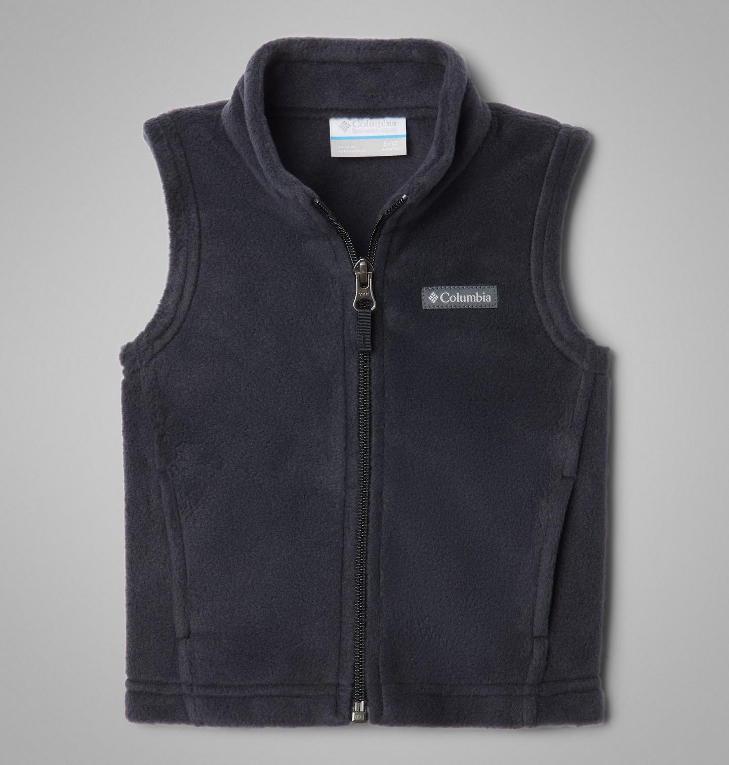 Жилет Columbia Steens Mtn Fleece Vest для мальчиков-малышей, цвет: Чёрный — фото 1