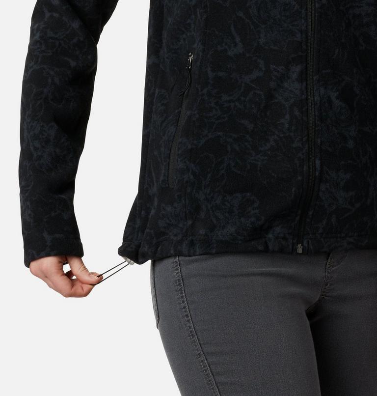 Women's Fast Trek Printed Jkt, Color: Black Brushstroke Floral, image 6
