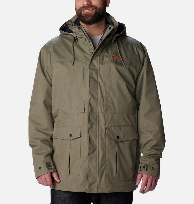 Men’s Horizons Pine 3-in-1 Waterproof  Jacket - Extended Size, Color: Stone Green, image 1