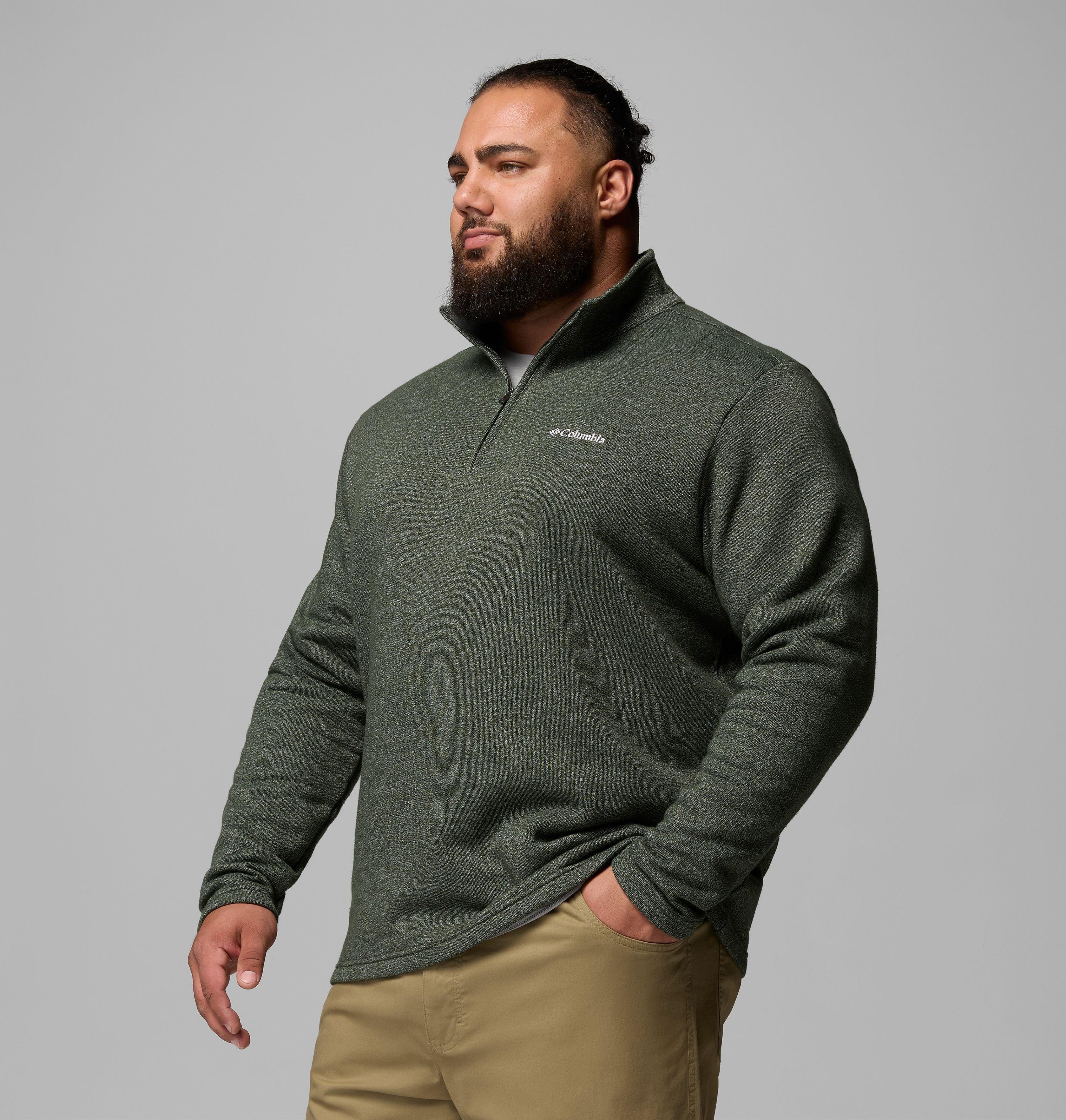 Men's Great Hart Mountain III Half Zip - Big | 366 | 1X 4