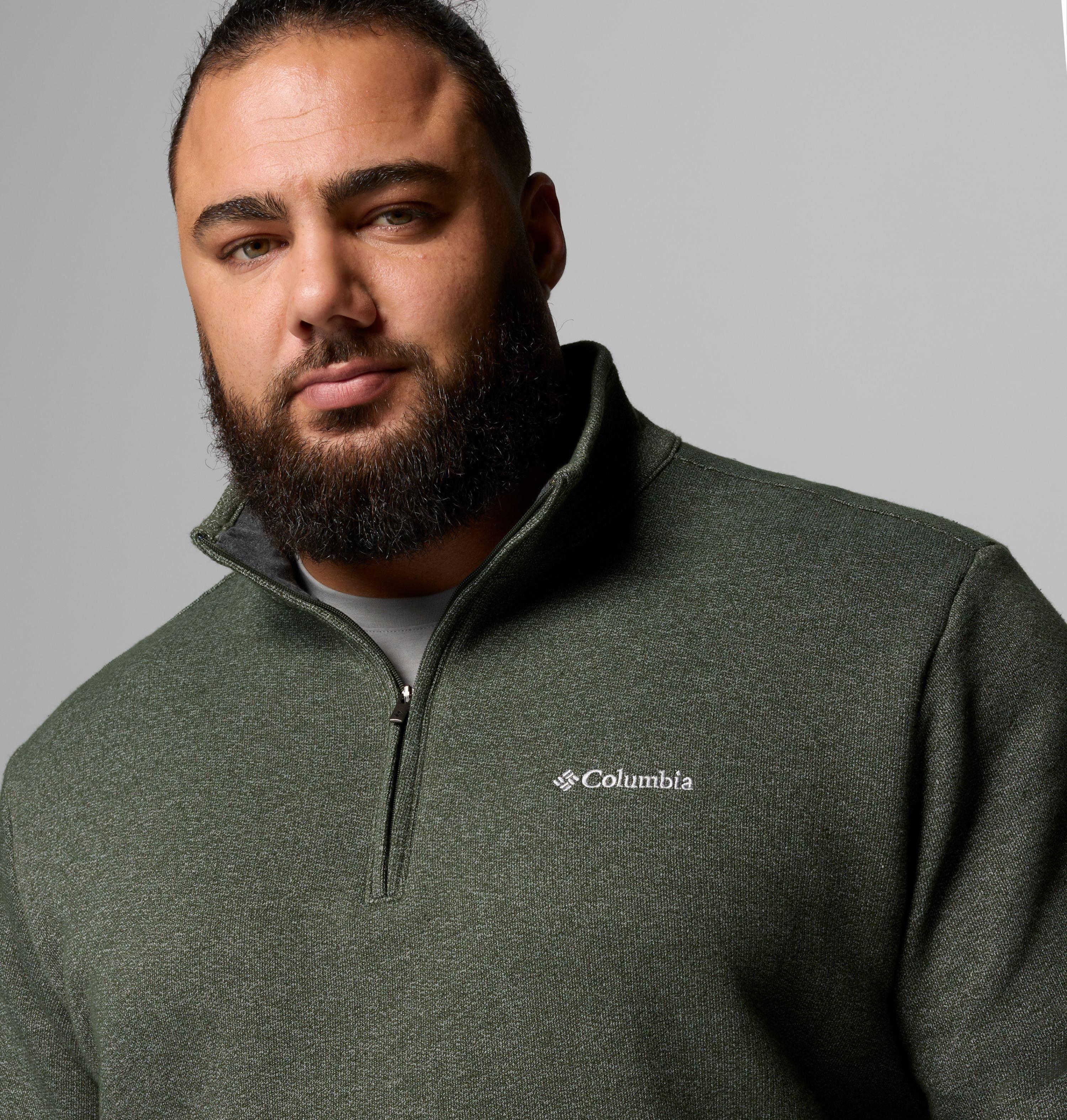 Men's Great Hart Mountain III Half Zip - Big | 366 | 1X 5