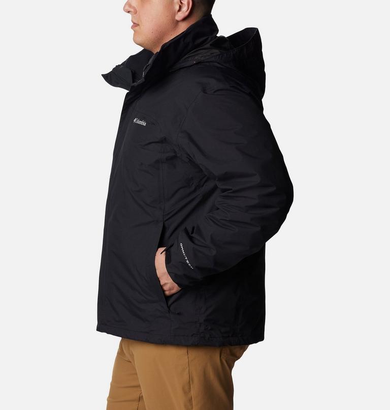 Men's Mission Air 3-in-1 Interchange Jacket - Extended Size, Color: Black, Black, image 3